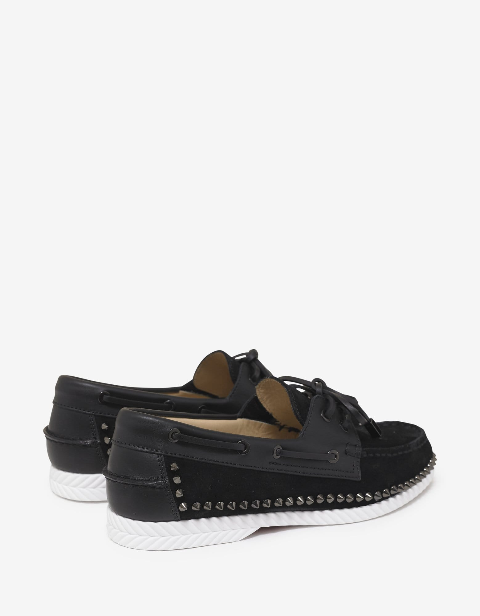 Christian Louboutin Steckel Flat Crosta Wax Boat Shoes - 7