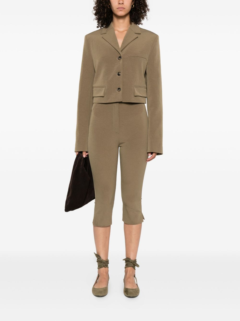 Saoirse split-hem capri pants - 2