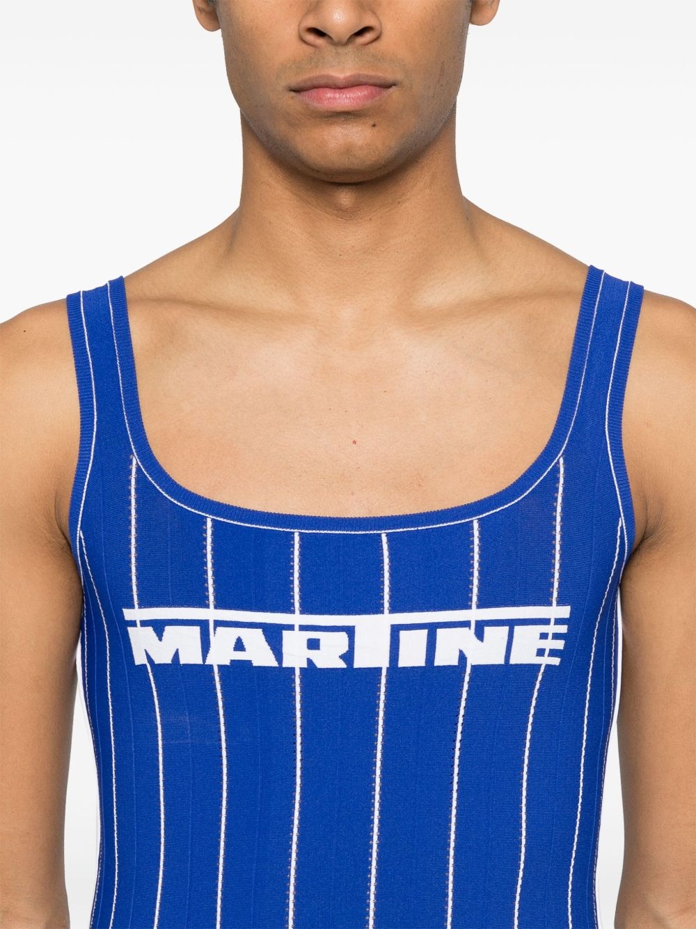 logo-print vest - 5
