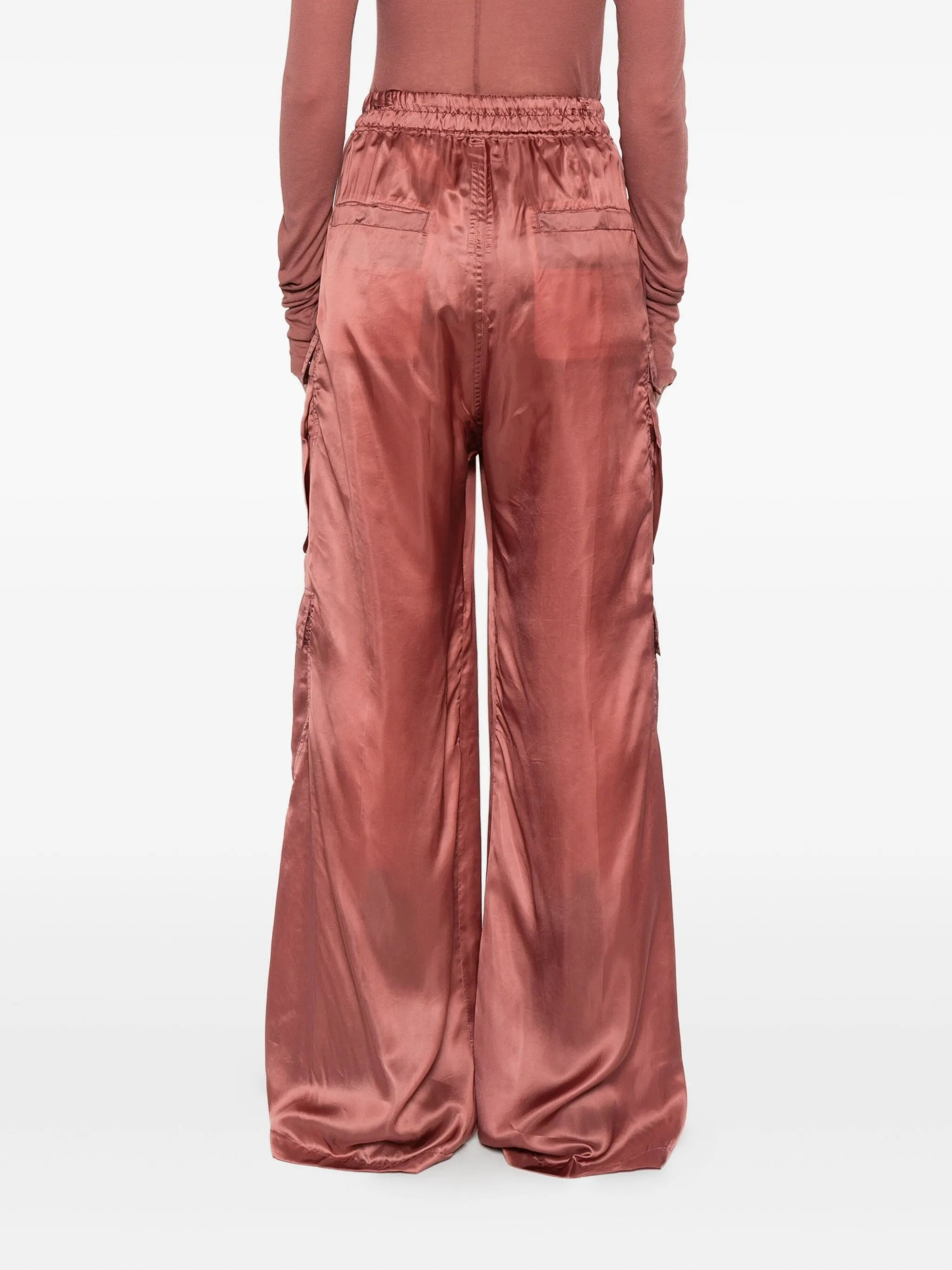 drawstring cargo trousers - 4