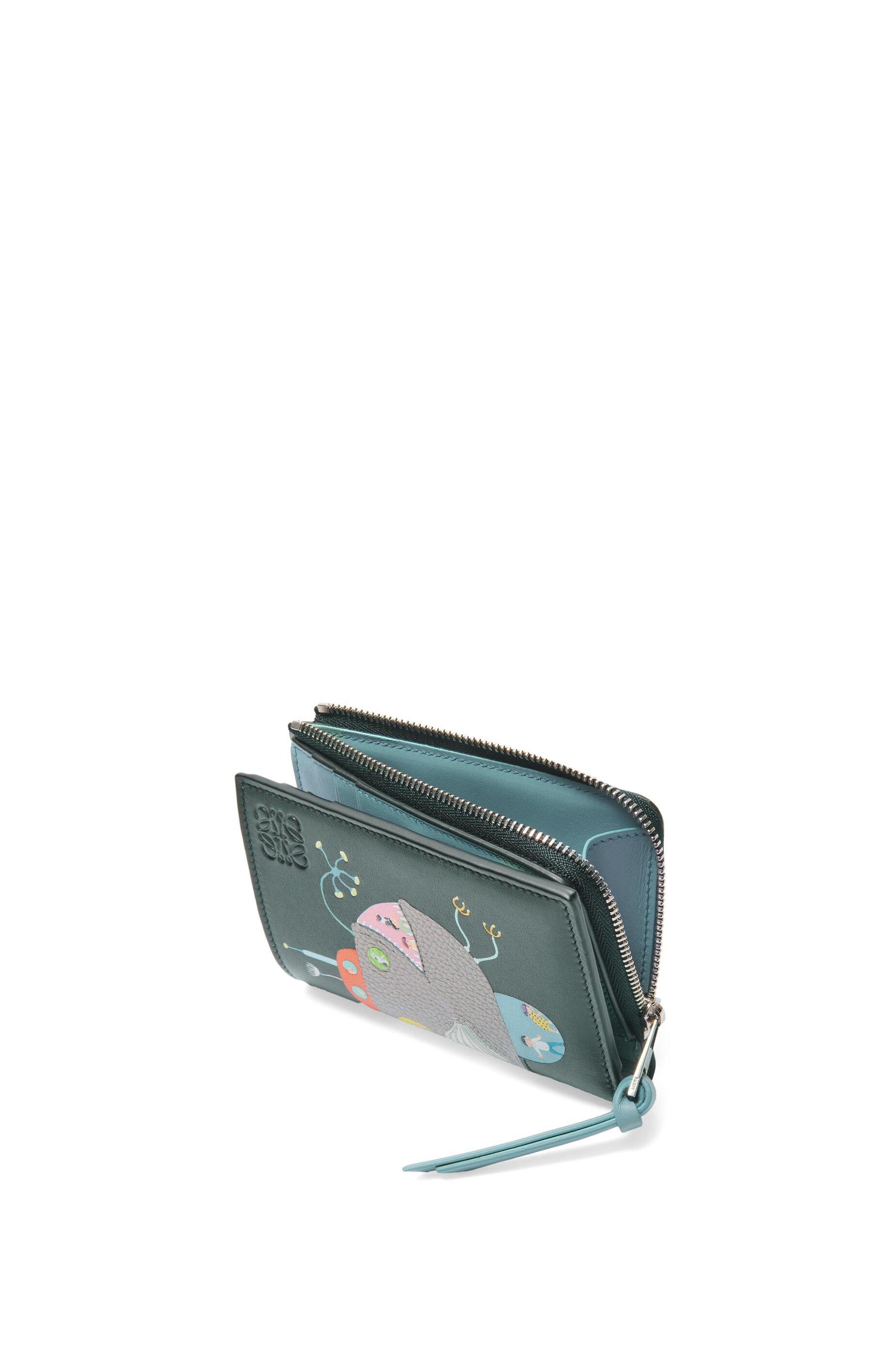 Submarine slim zip bifold wallet in nappa calfskin - 3