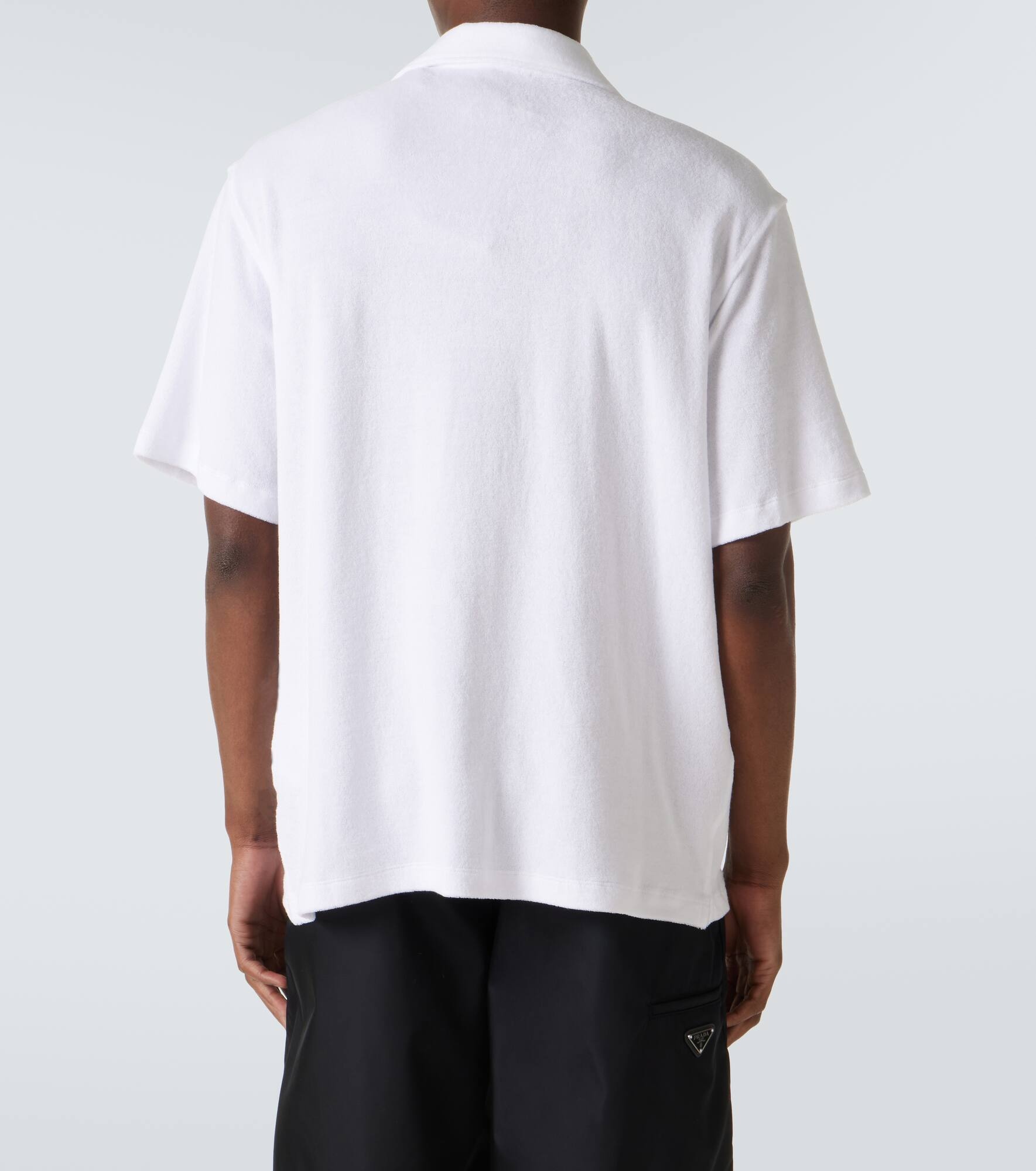 Cotton terry bowling shirt - 4