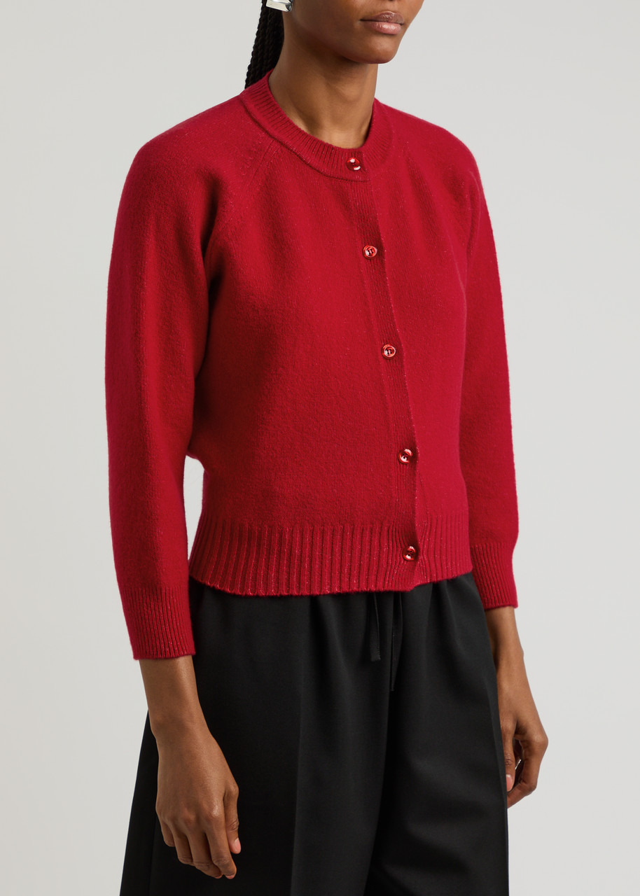 Simone Rocha Open-back Wool-blend Cardigan - 2