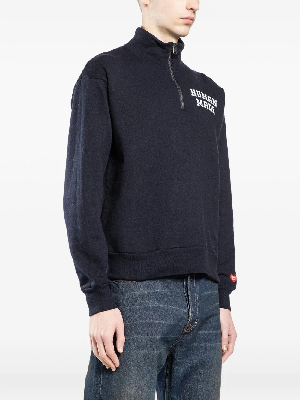 half-zip sweatshirt - 1