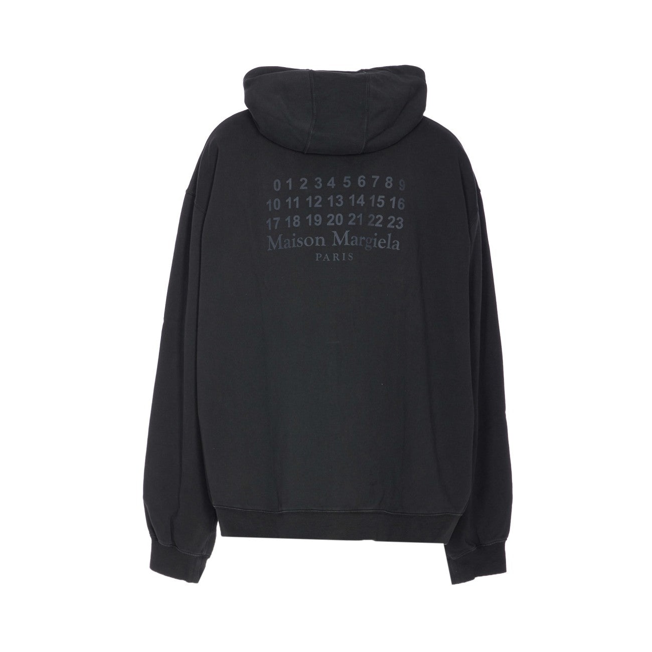 パーカー・フーディ MAISON MARGIELA ZIPPED LOGO HOODIE Maison Margiela Maison Margiela Men Zipped Logo Hoodie