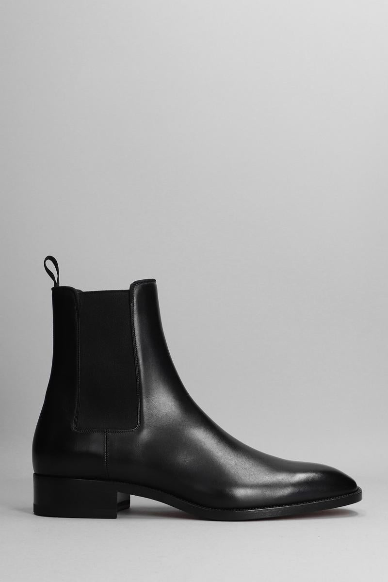 Christian Louboutin Christian Louboutin Samson Flat Ankle Boots baltini REVERSIBLE