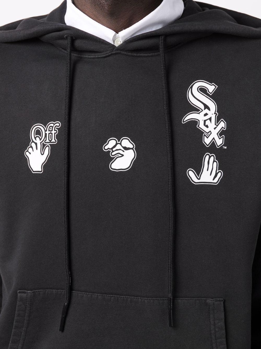 Chicago White Sox logo-print hoodie - 5