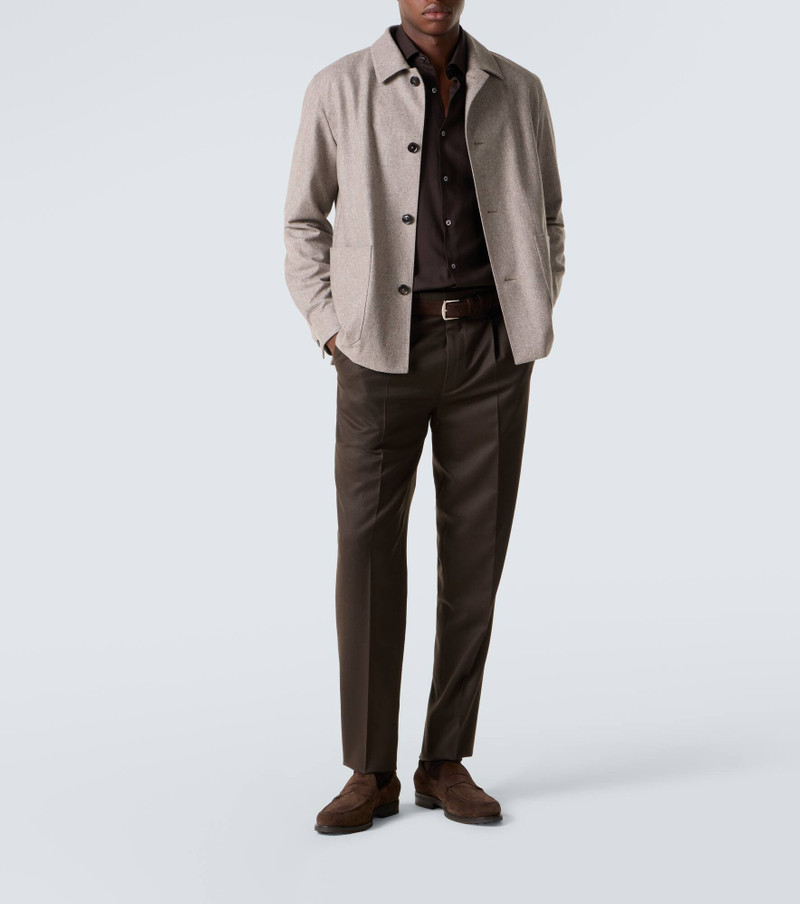 ZEGNA Cashco cotton and cashmere shirt outlook