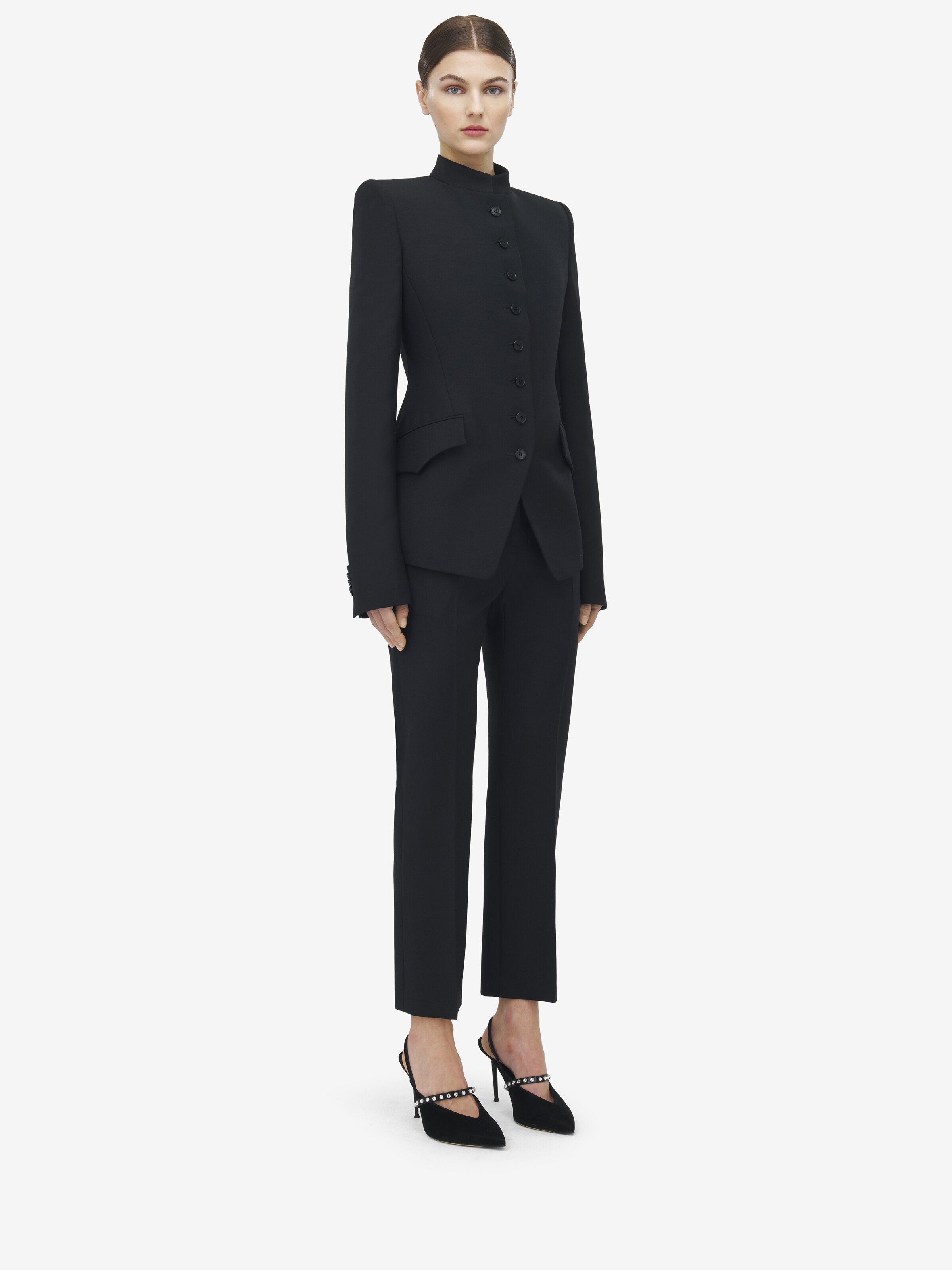Single-breasted Buttoned Jacket - 4