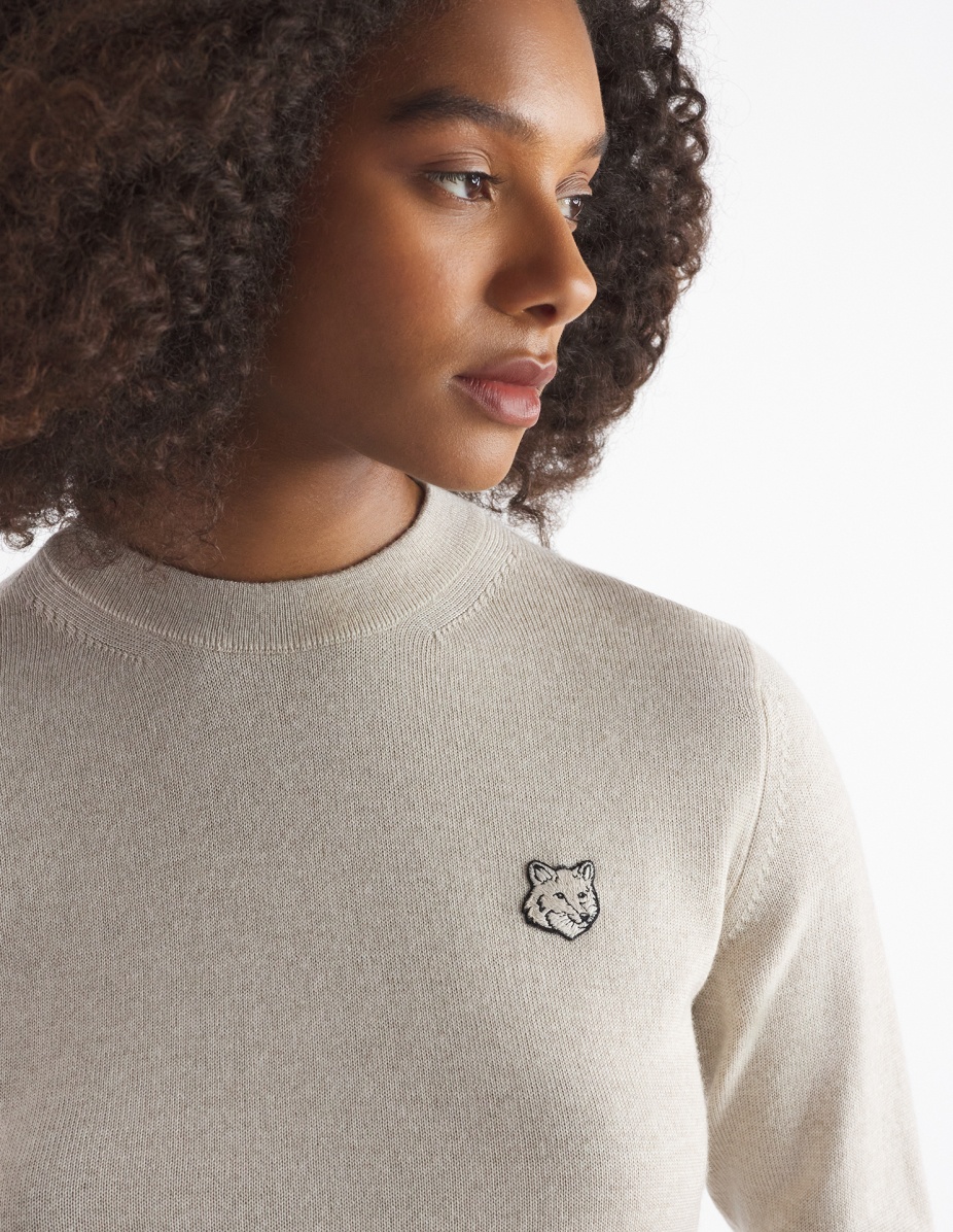 BOLD FOX HEAD PATCH REGULAR JUMPER - 4