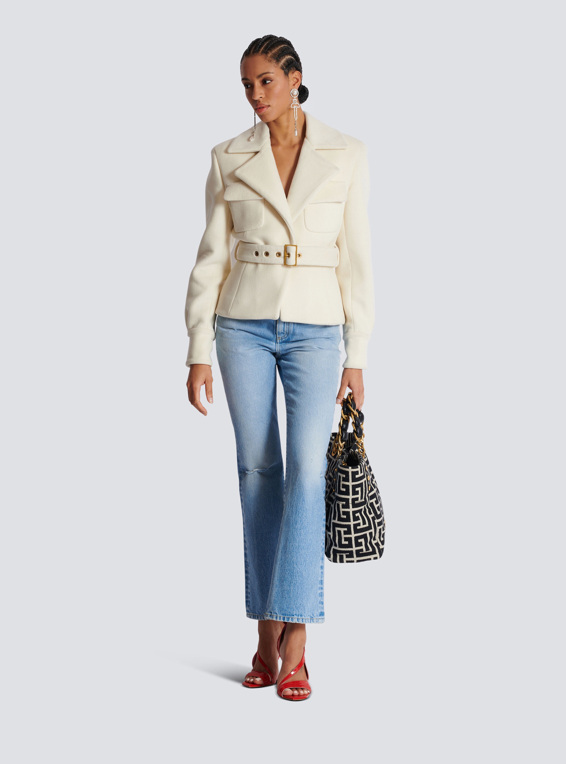 Wool belted coat - 2