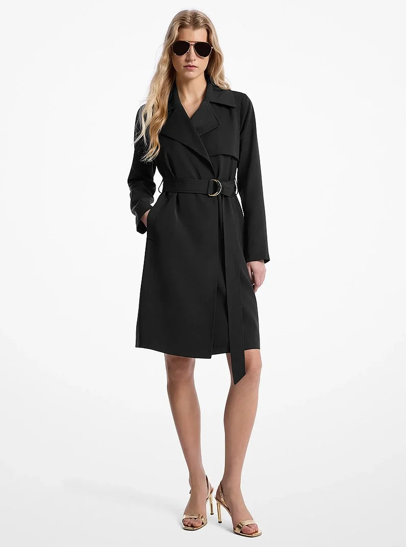Belted Trench Coat - 1