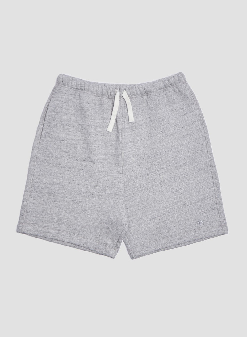 Embroidered Arrow Shorts in Grey Marl 1