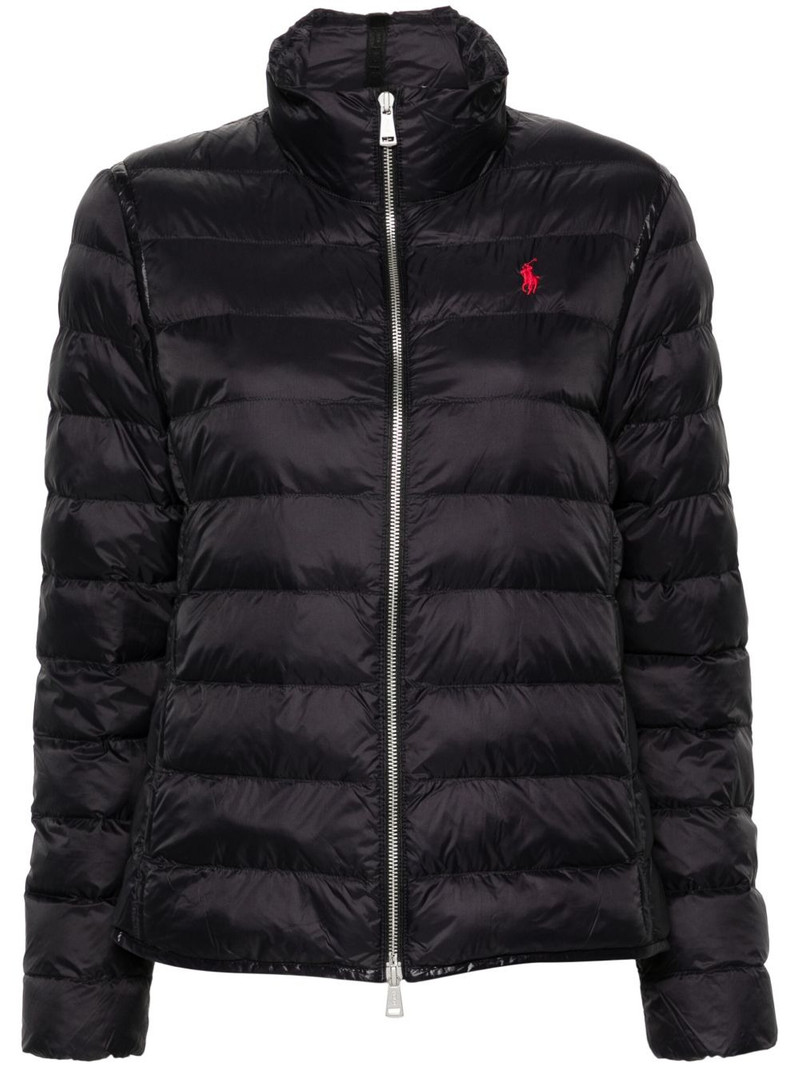 Polo Pony-embroidered puffer jacket 1