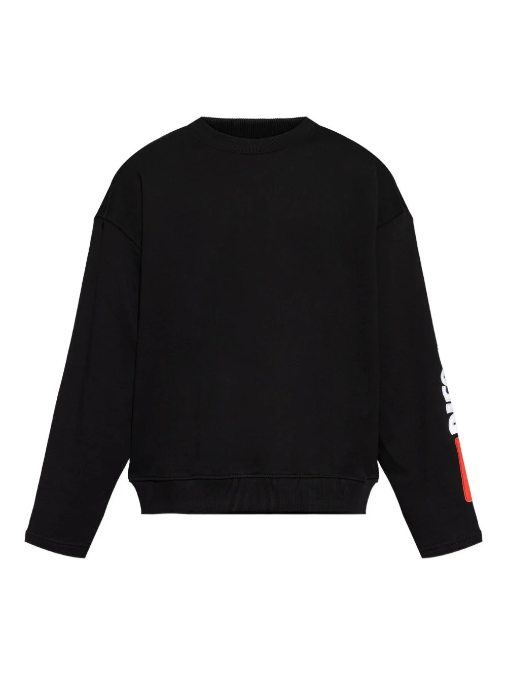 graphic-print sleeve sweatshirt - 1