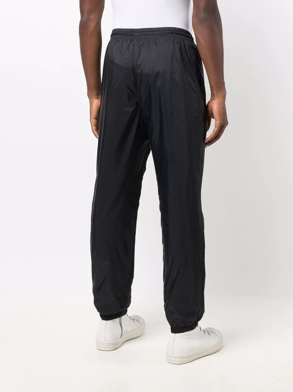 drawstring logo track pants - 4