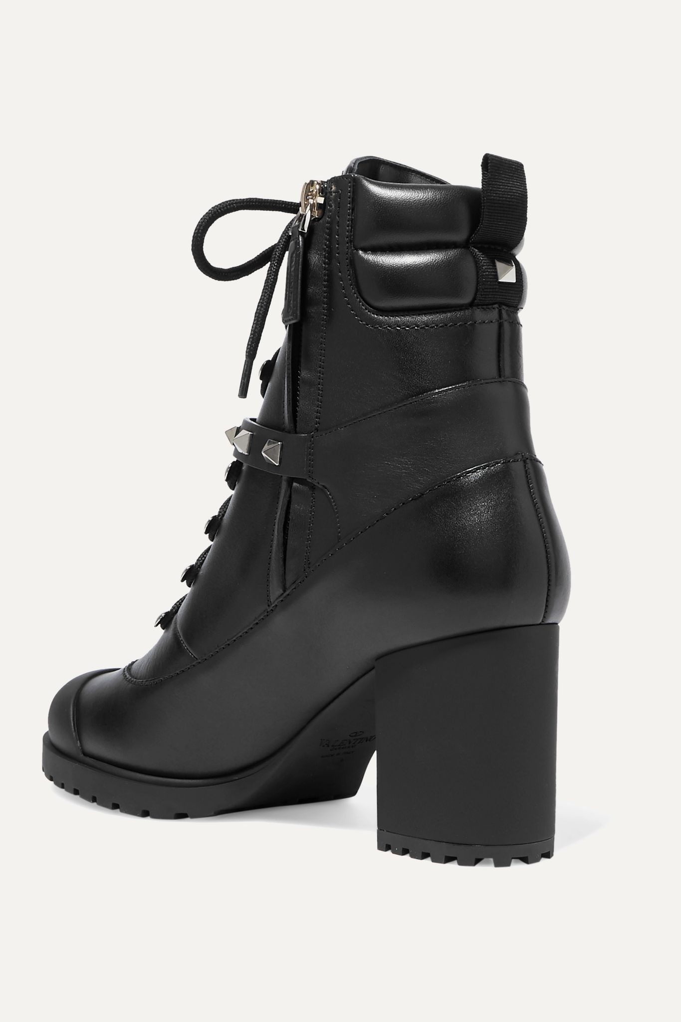 Valentino Garavani Rockstud 95 leather ankle boots - 4