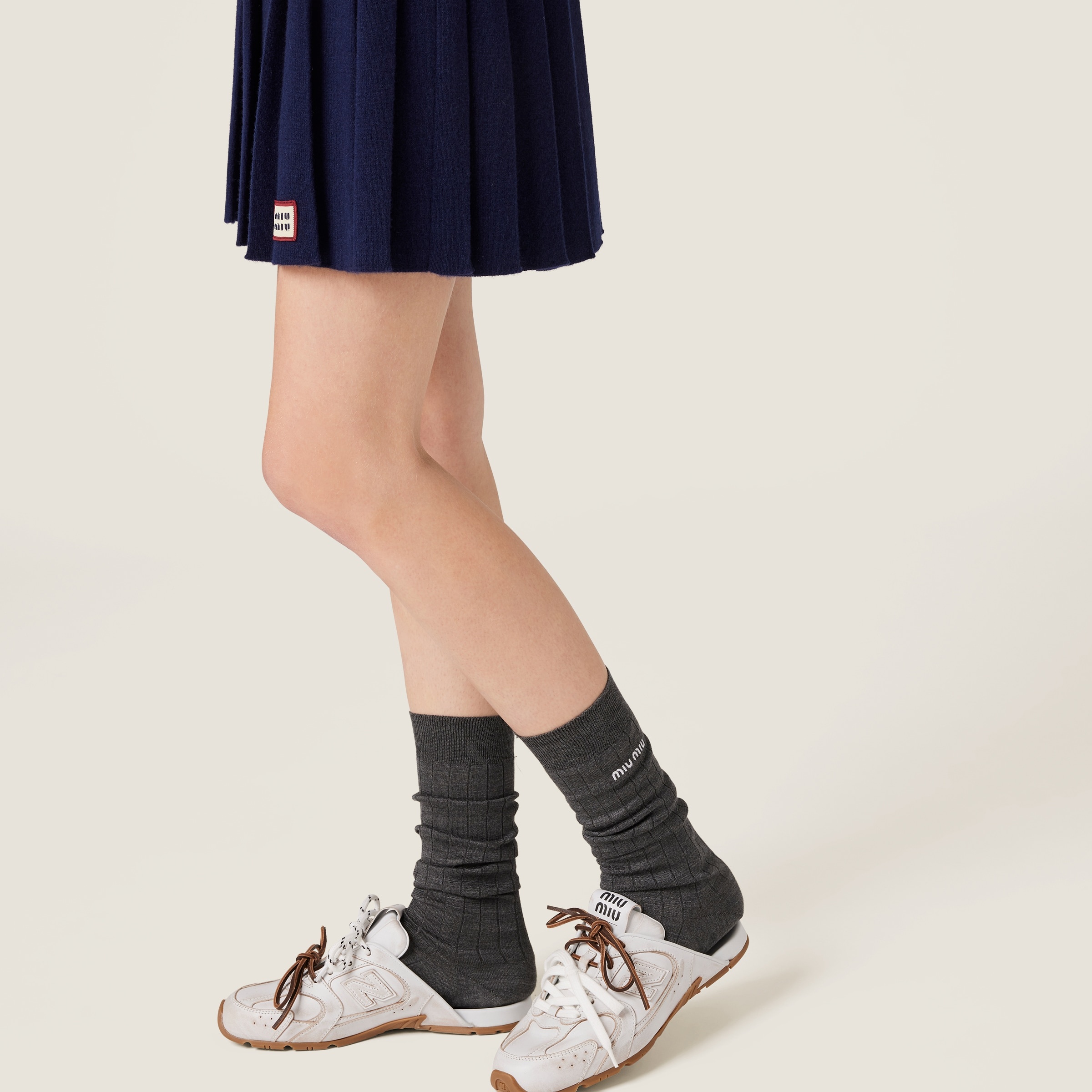 Wool and cashmere skirt - 5