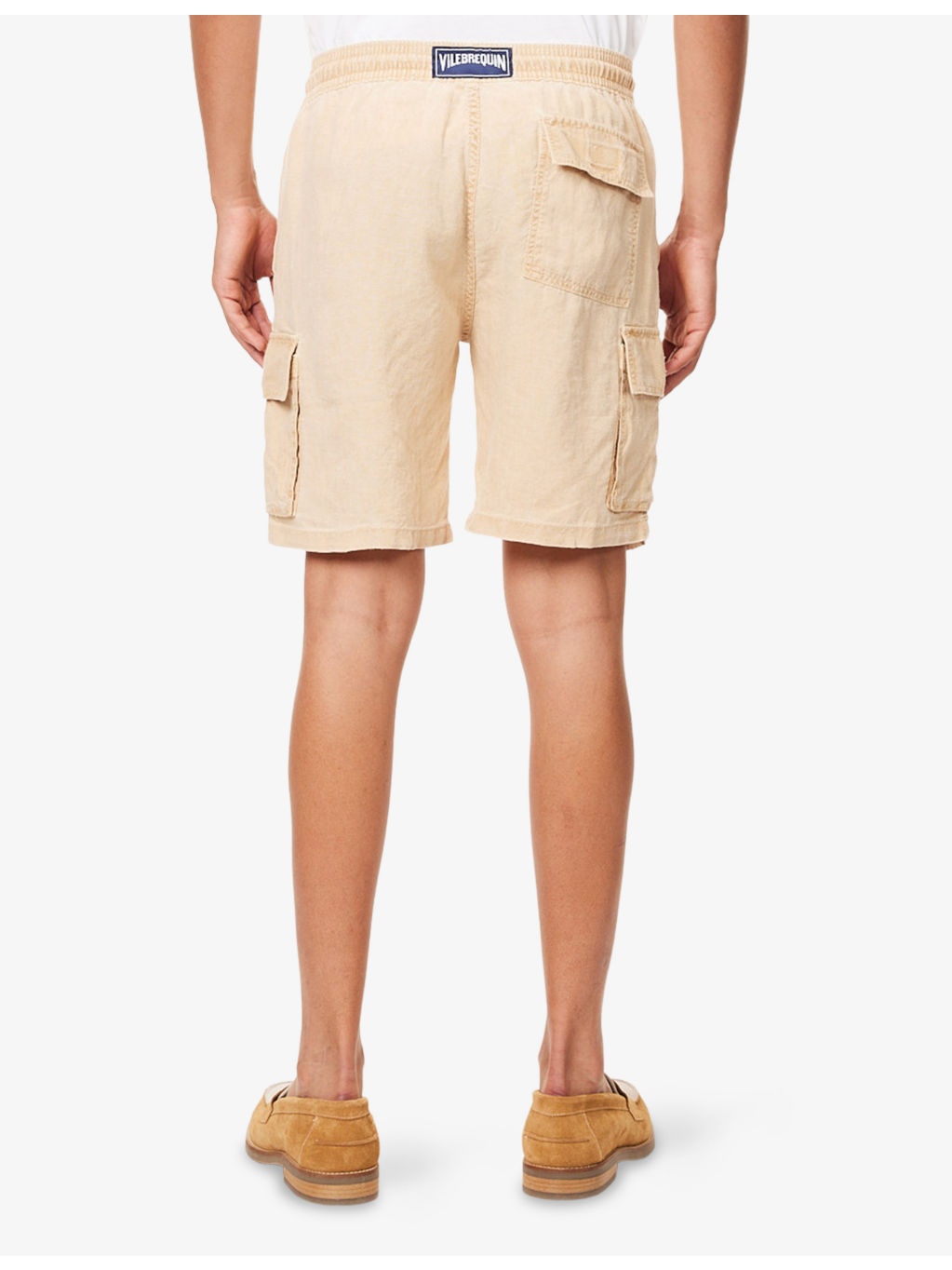 Baie Flap-Pocket Linen Shorts - 4