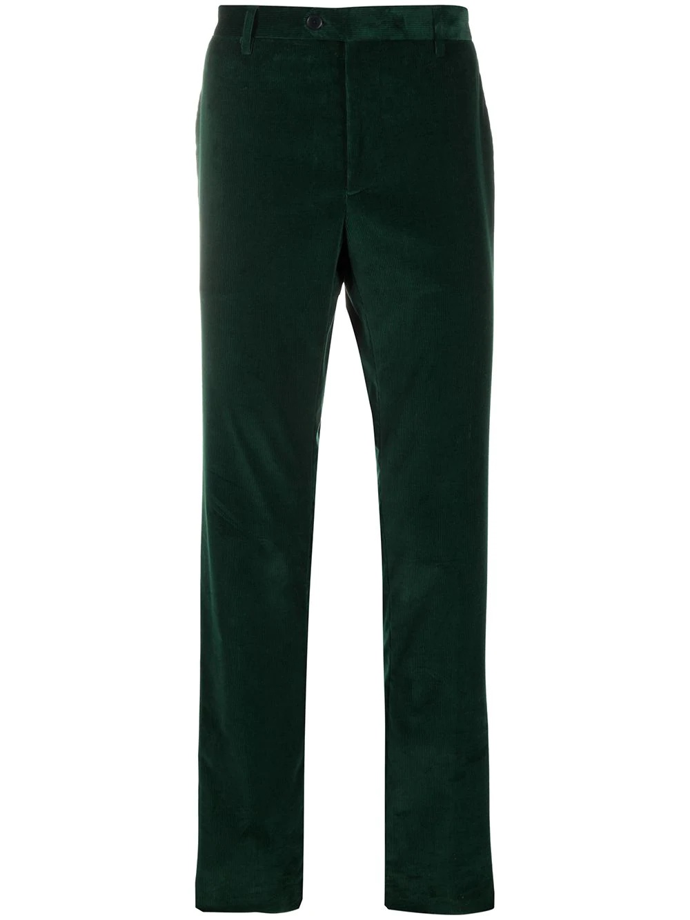 straight-leg corduroy trousers - 1