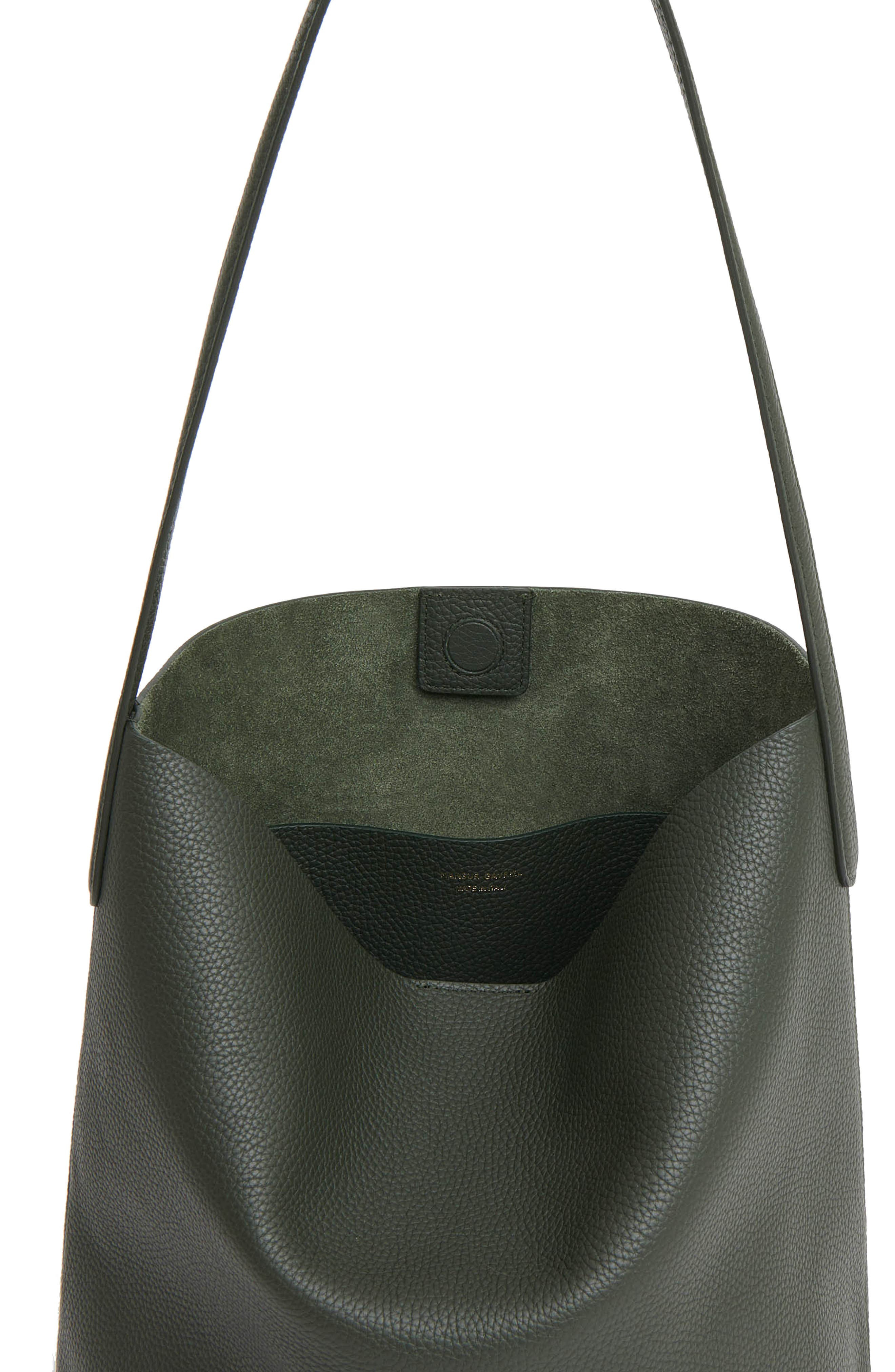 Mansur Gavriel Everyday Cabas Leather Hobo Bag in Seaweed at Nordstrom - 3
