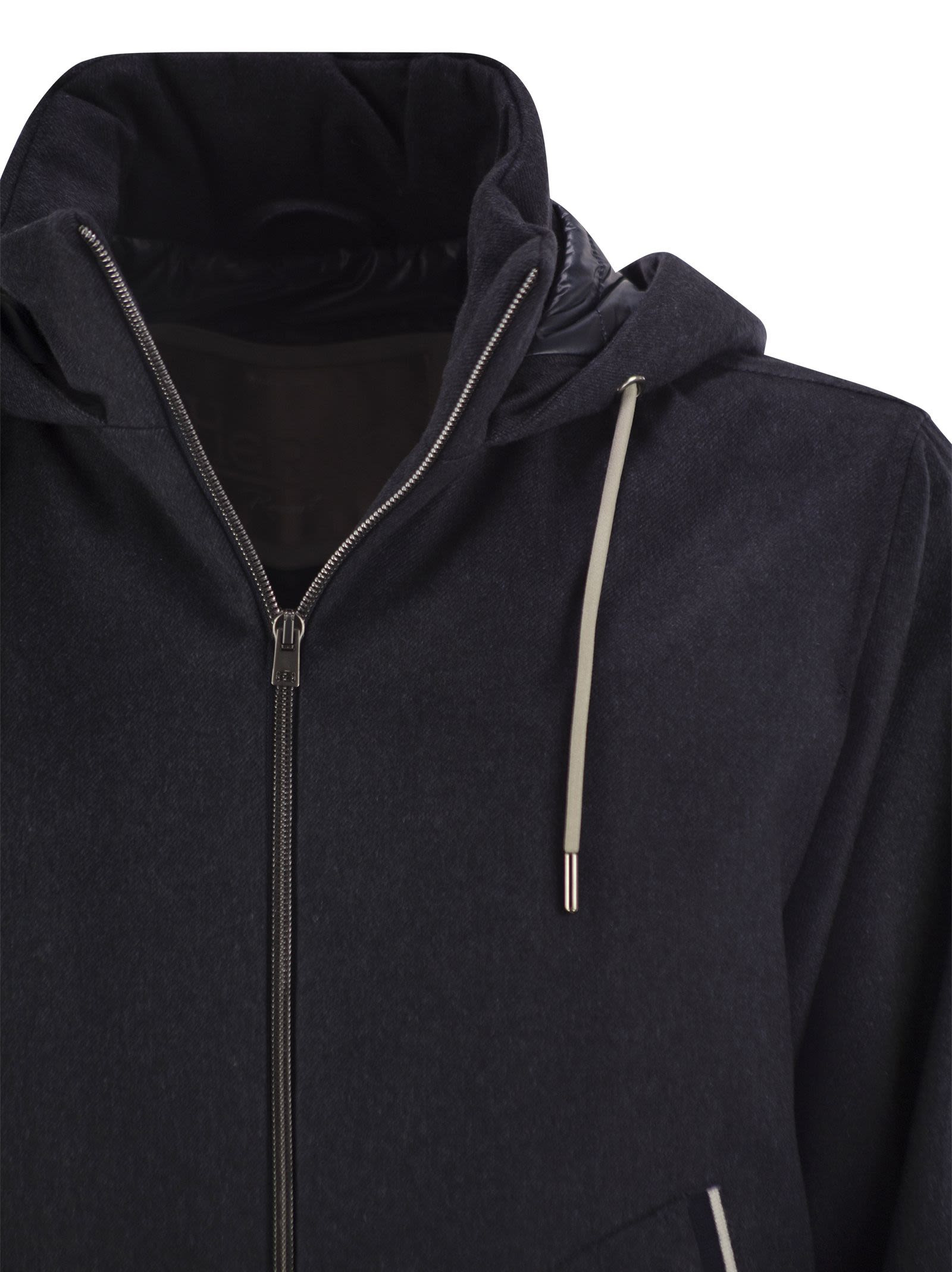 Herno Men Cashmere And Silk Resort Bomber Jacket - 4