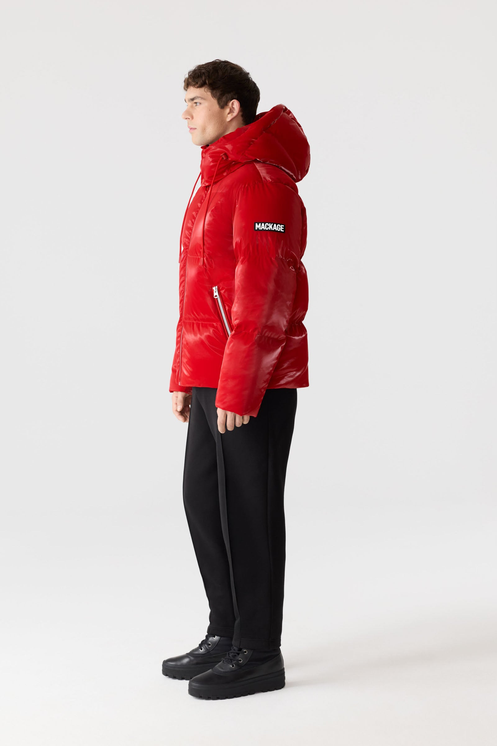 KENT-GLO High-Gloss Hooded Down Jacket - 3