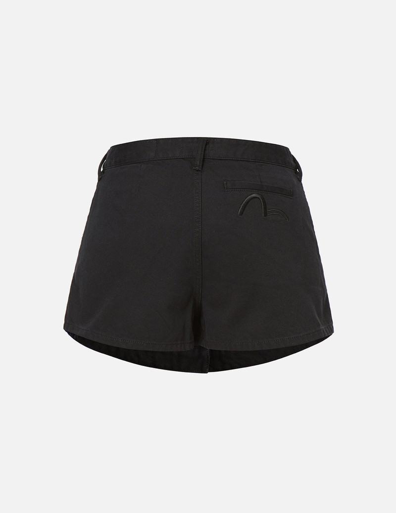 EVISU Seagull Embroidery Denim Skort outlook