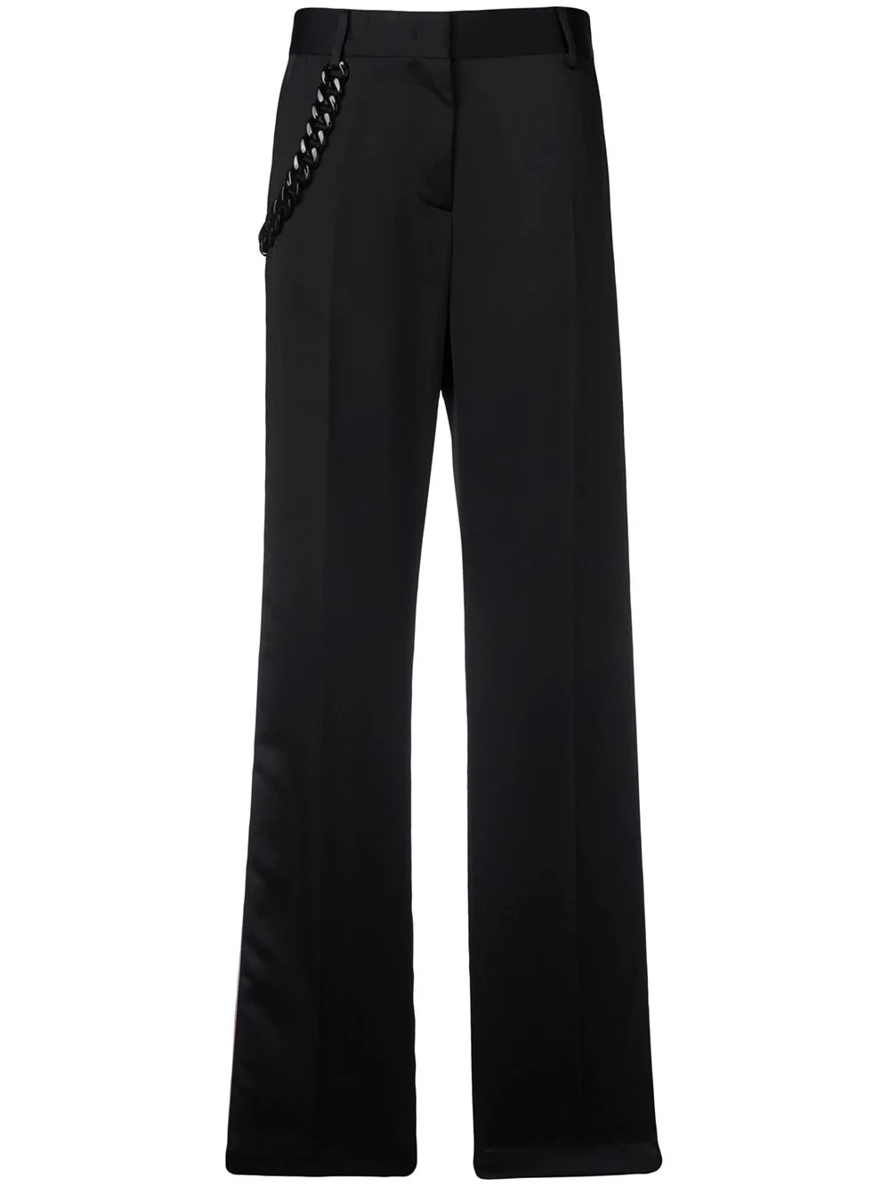 colour-block straight legs - 1