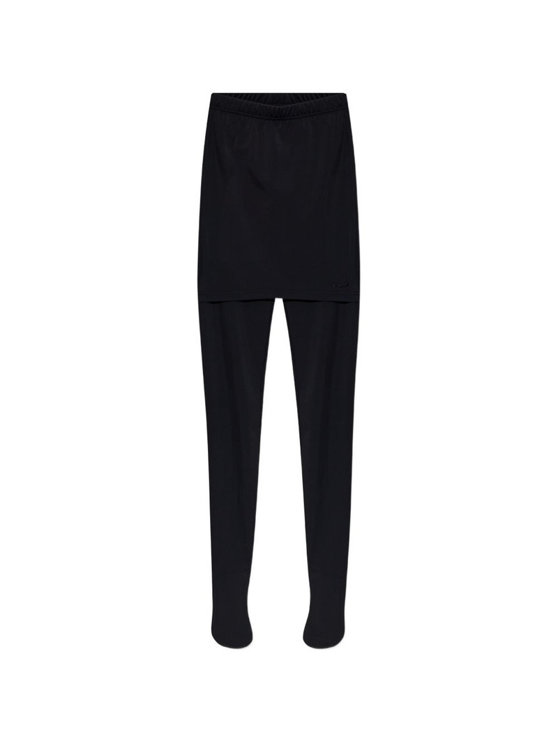 logo-embroidered leggings 1