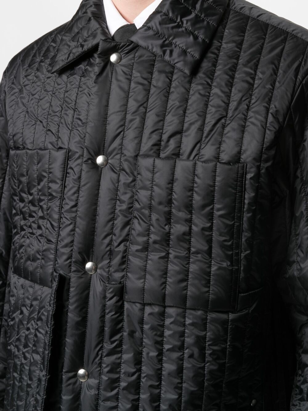 quilted shirt jacket - 5