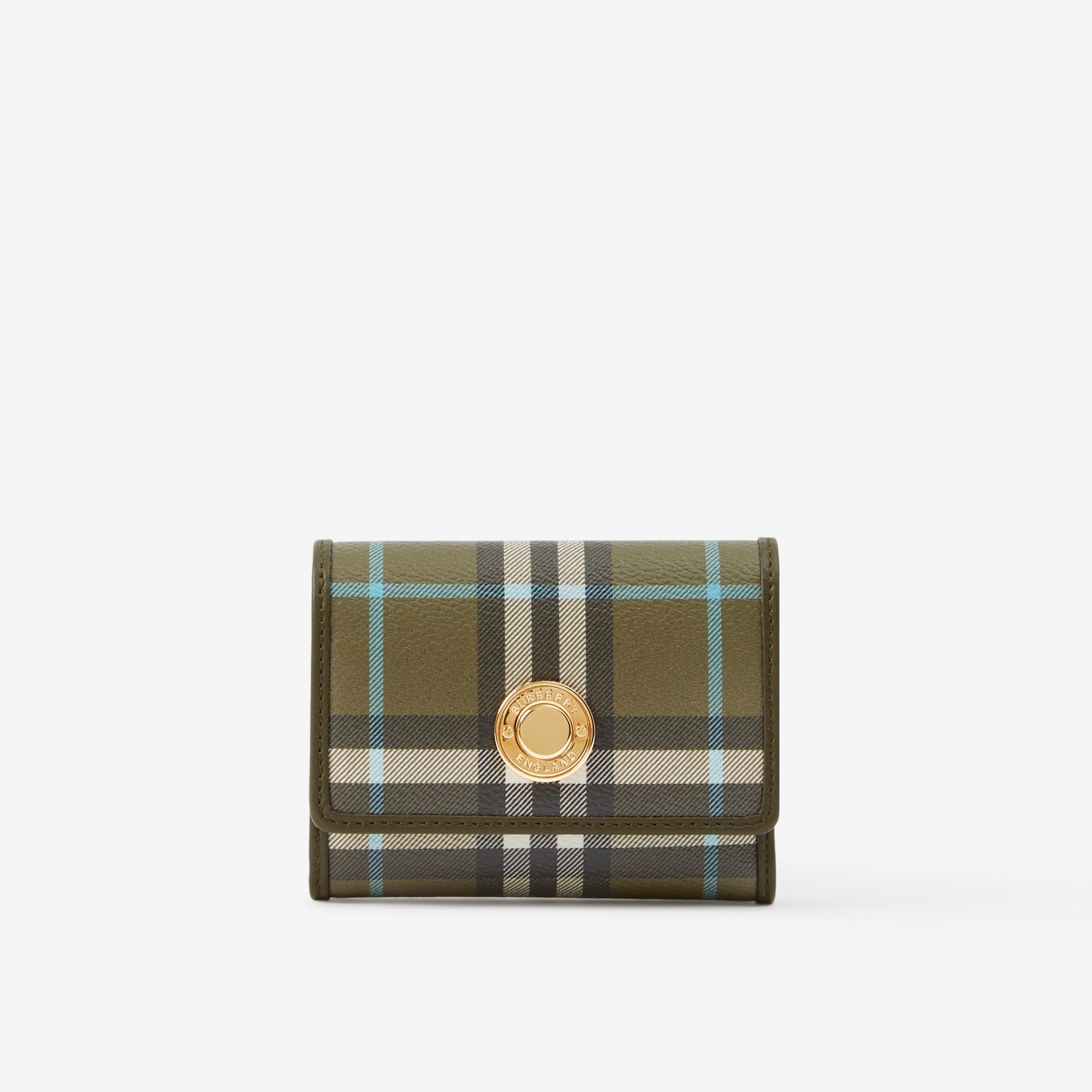 Burberry Lancaster Check Trifold Wallet