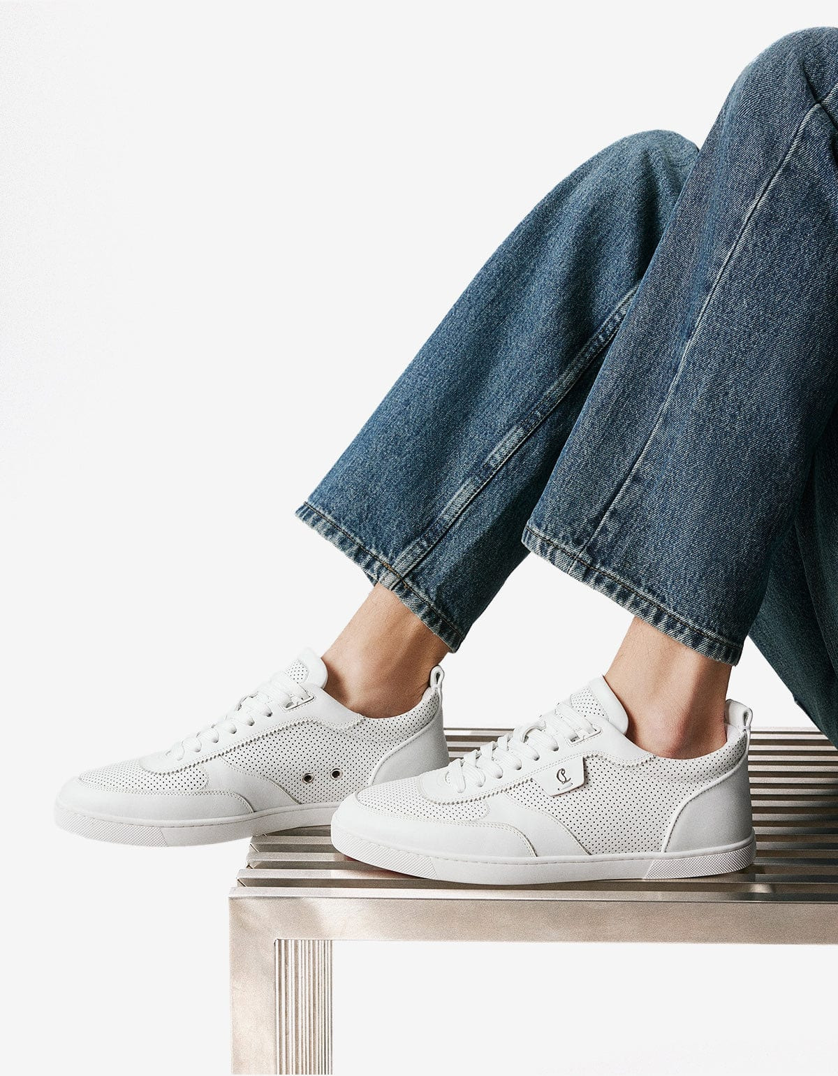 Christian Louboutin Tutti Rui White Trainers - 2