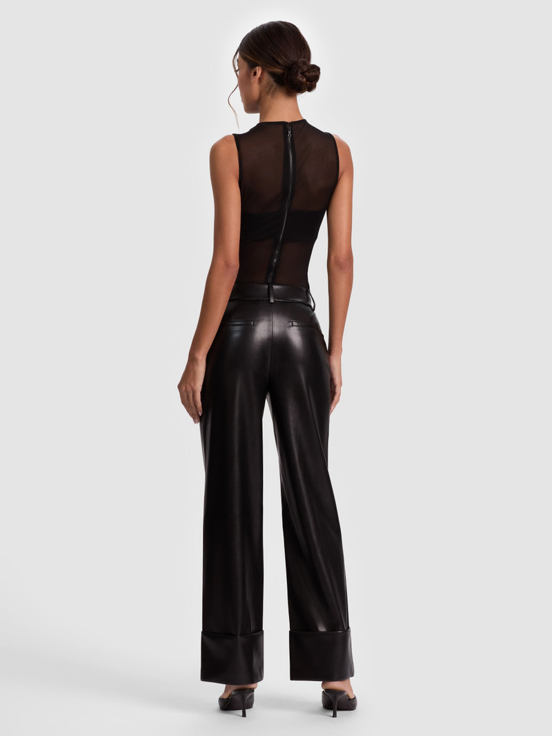 Alice + Olivia ALEXANDER VEGAN ANKLE PANT outlook