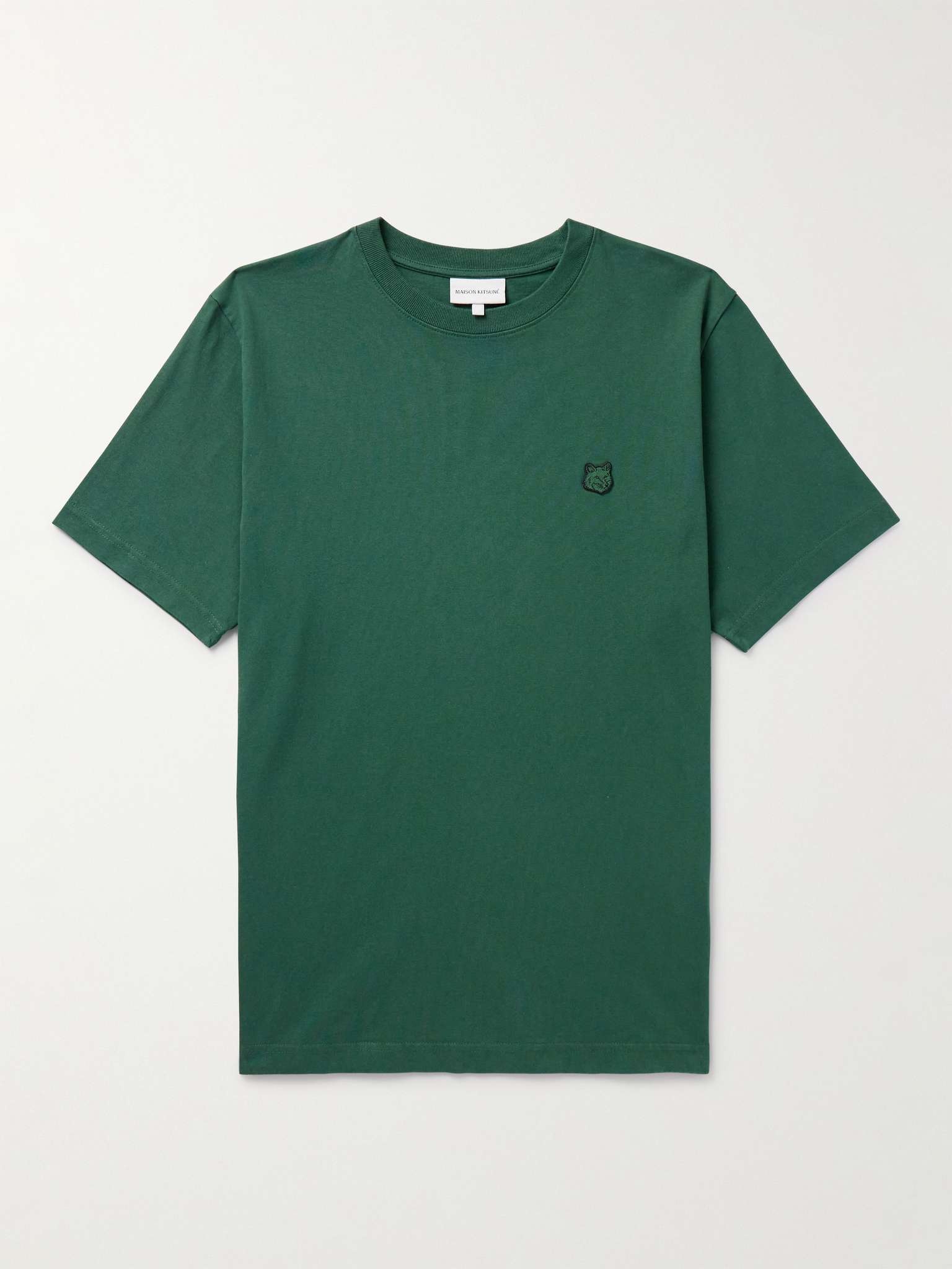 Logo-Appliquéd Cotton-Jersey T-Shirt - 1