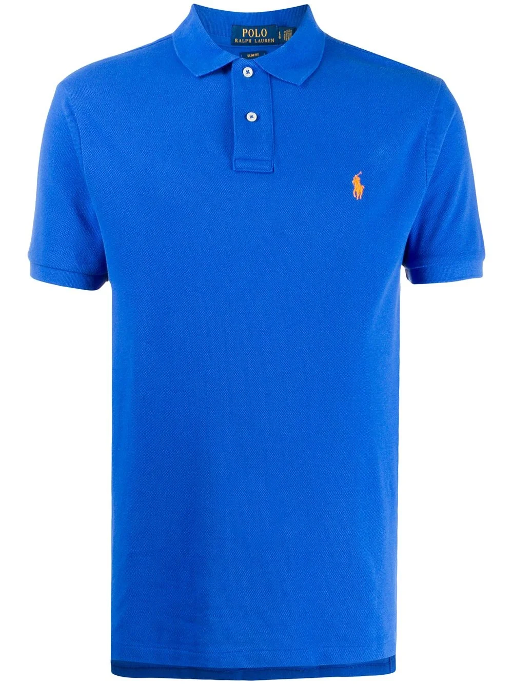 embroidered logo polo shirt - 1