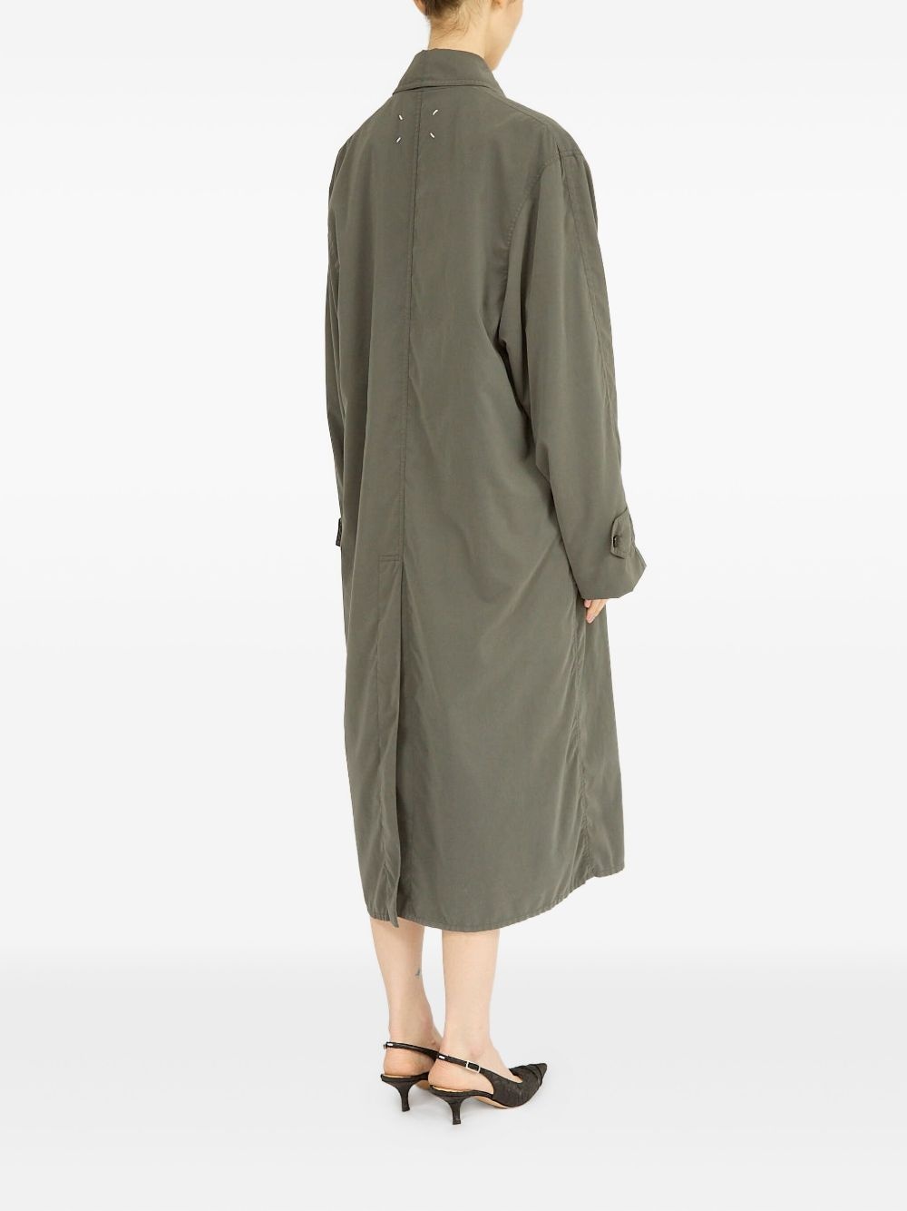 peached trench coat - 7
