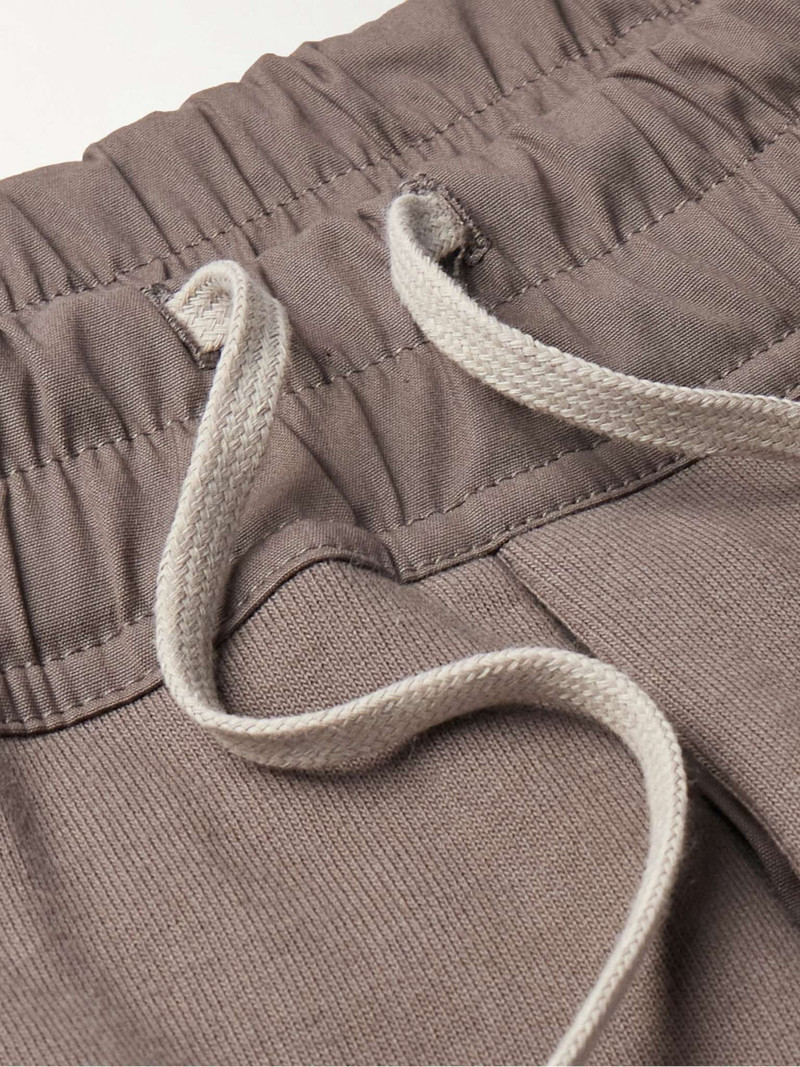 Mastodon Skinny-Fit Stretch-Cotton Jersey Drawstring Cargo Trousers 3
