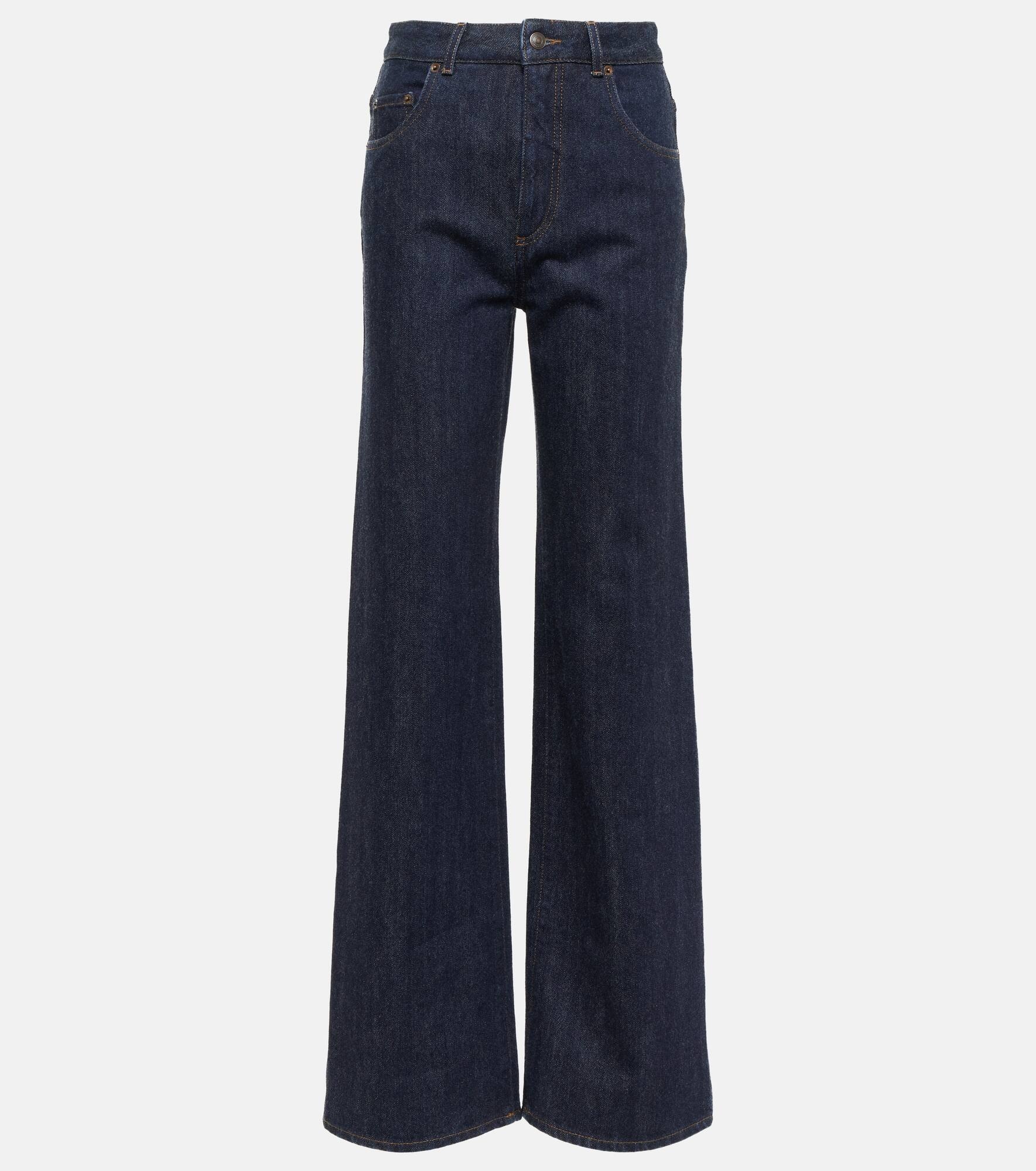High-rise flared jeans - 1