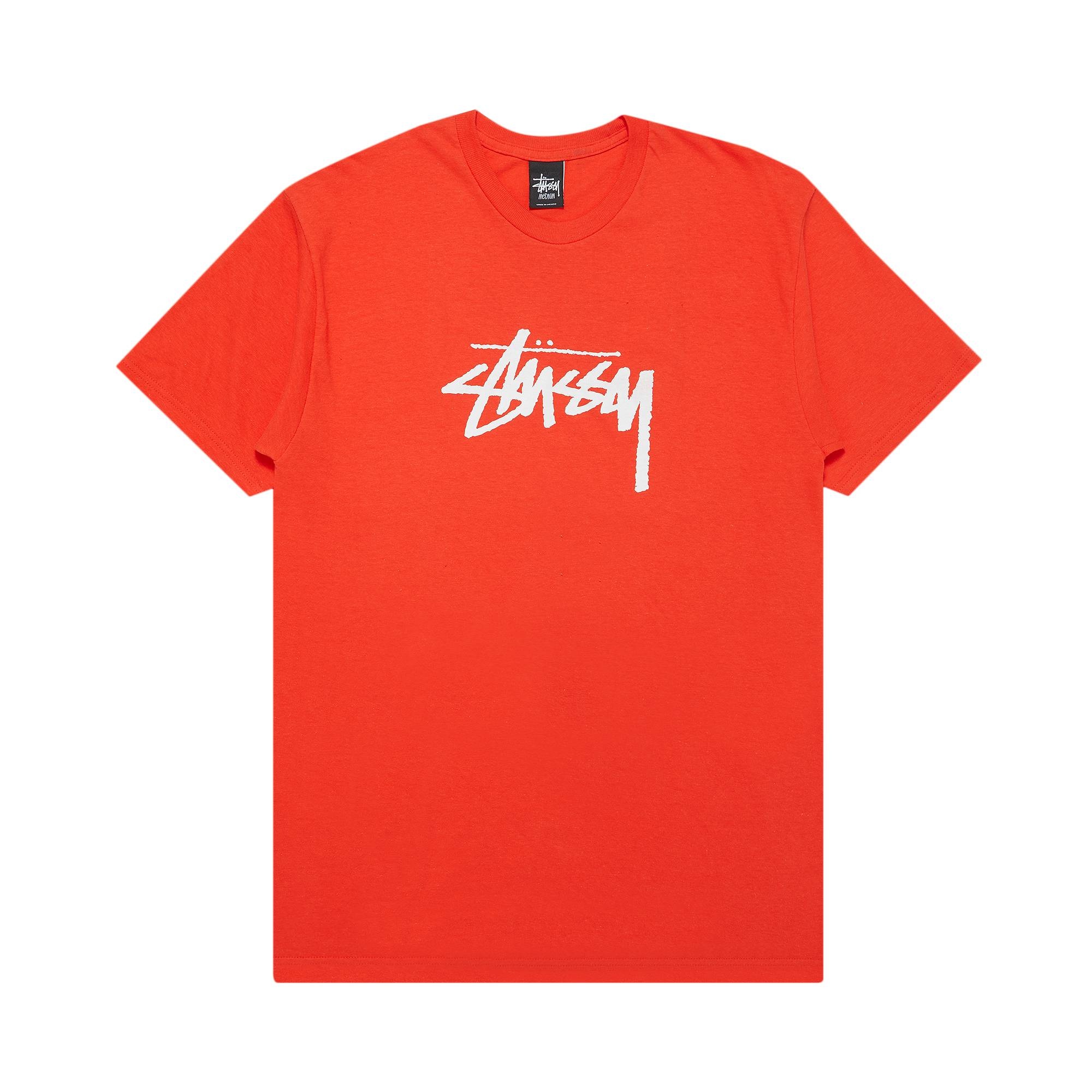 Stussy Stock Tee 'Red' - 1