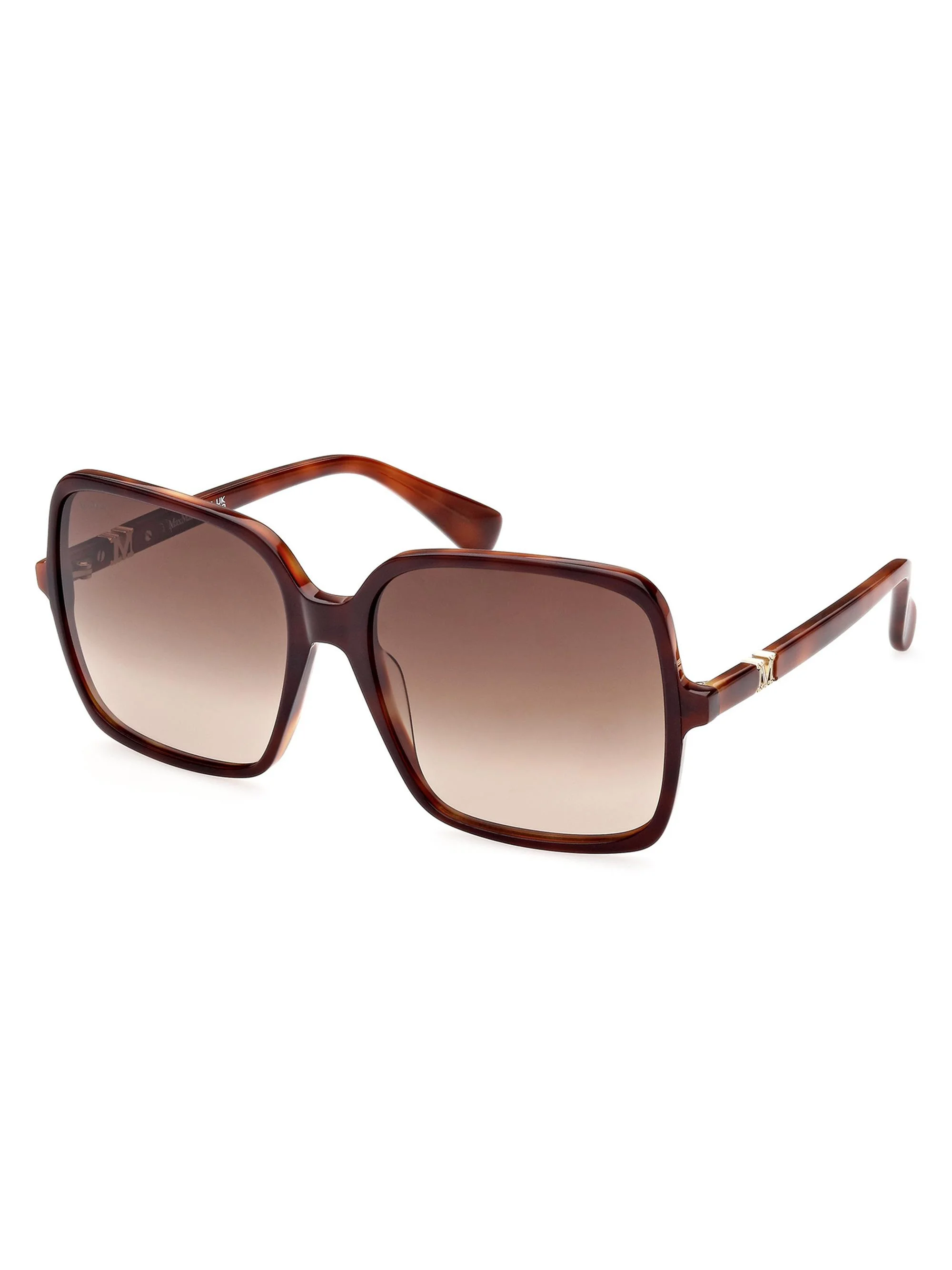 Women's 60MM Square Sunglasses - Dark Brown Gradient - 1