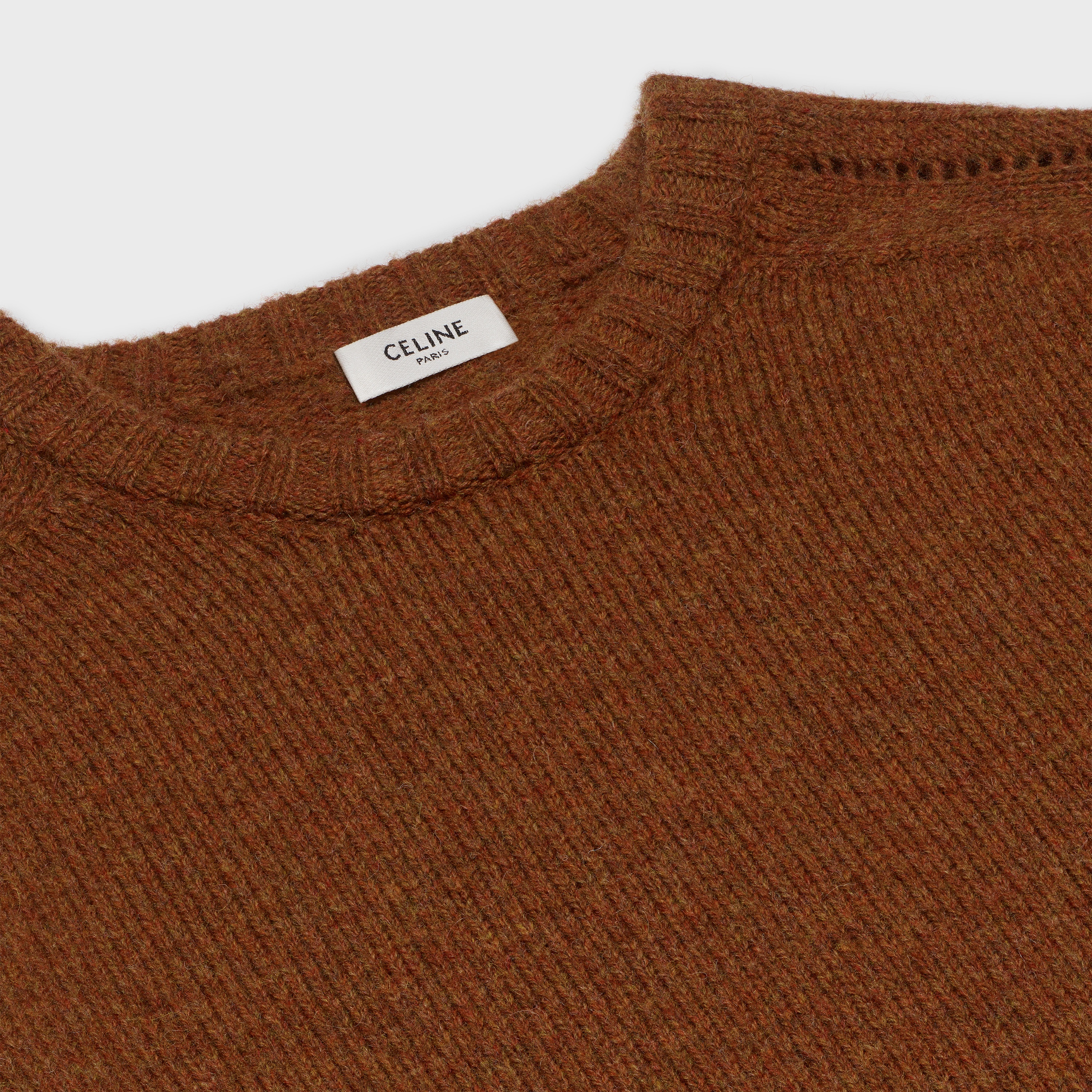 CREW NECK SWEATER IN ICONIC SHETLAND - 3