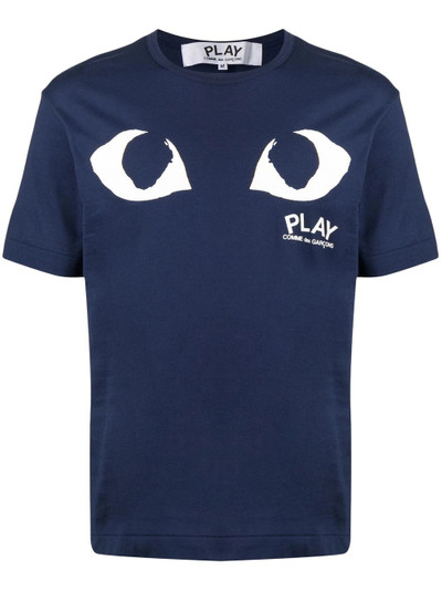 Comme des Garçons PLAY eye print T-shirt outlook