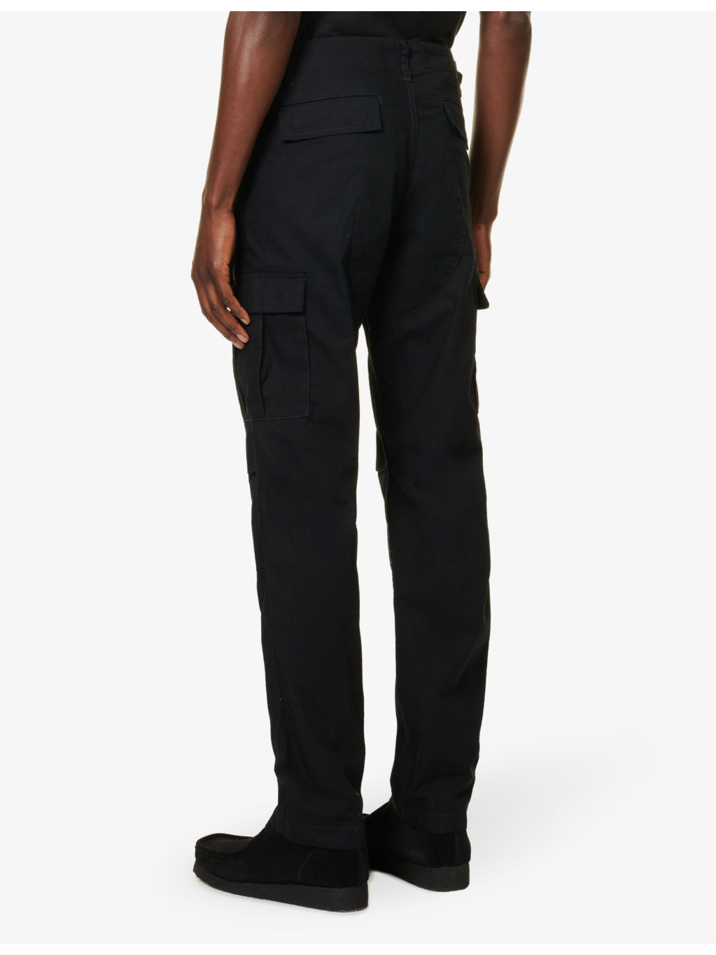 Aviation straight-leg regular-fit cotton-canvas cargo trousers - 4