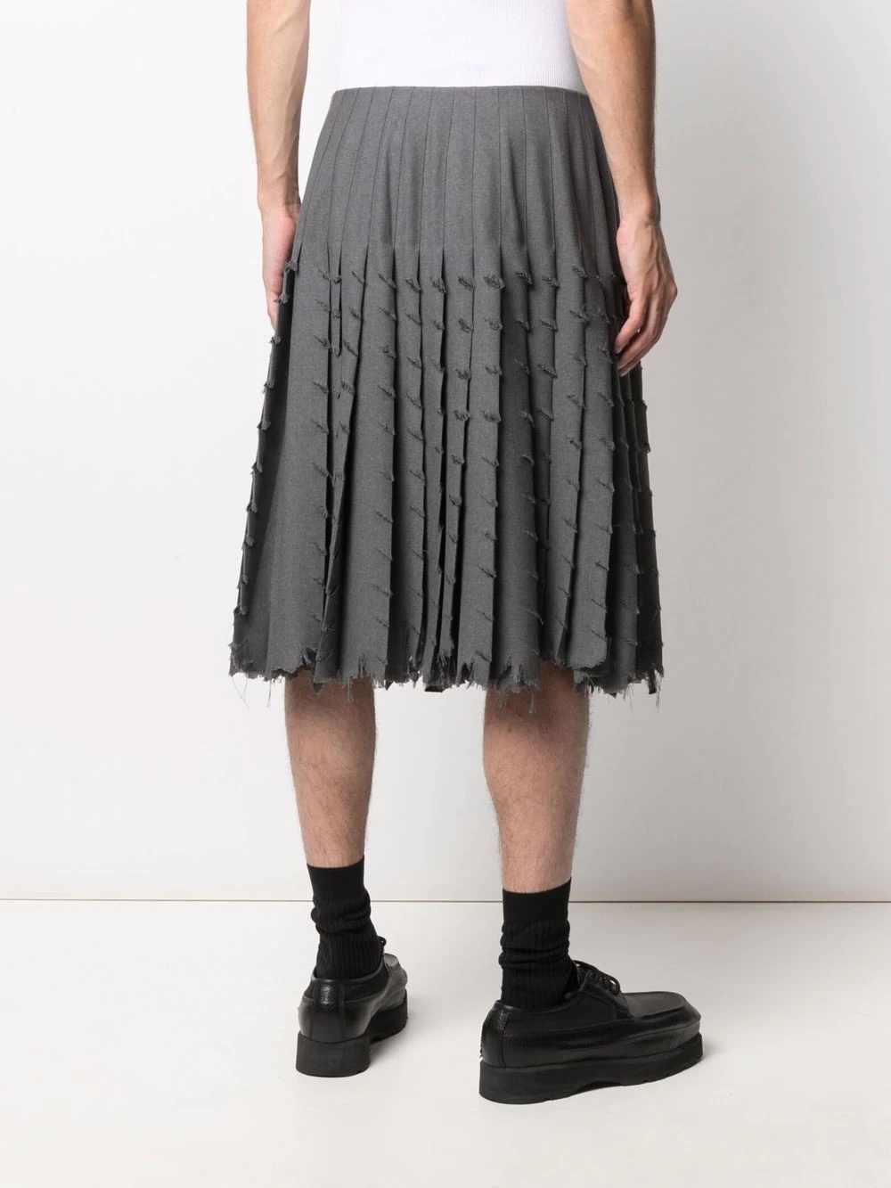 pleated midi skirt - 4