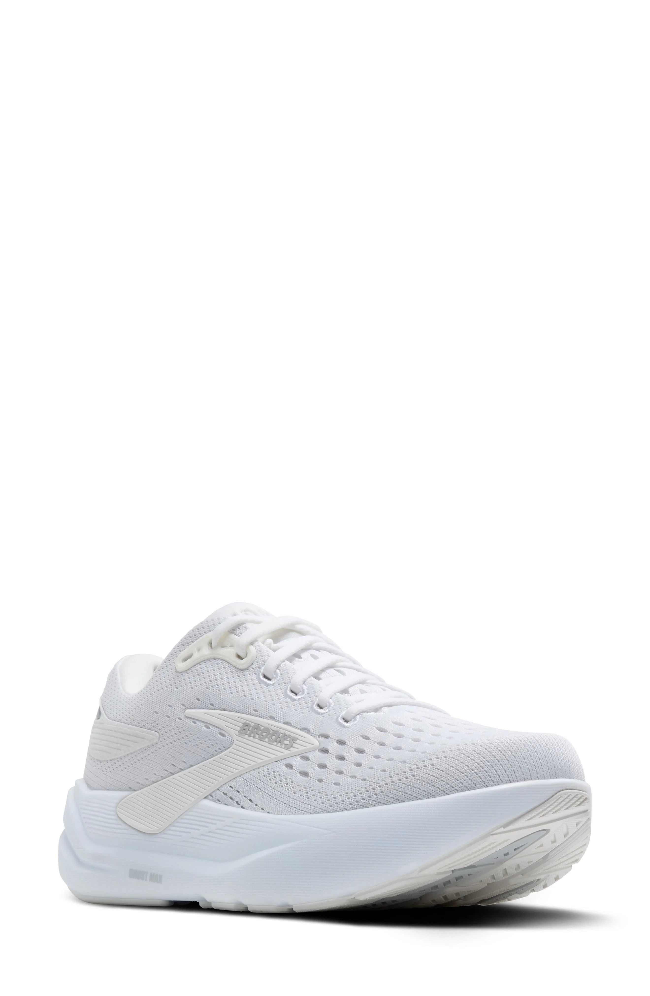 Brooks Ghost Max 3 Running Shoe in White/White at Nordstrom - 1