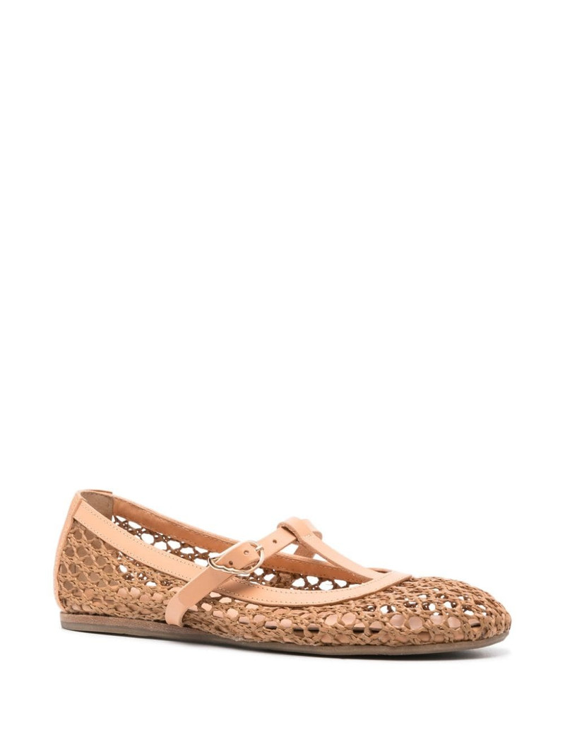 ANCIENT GREEK SANDALS Aerati raffia ballerinas outlook