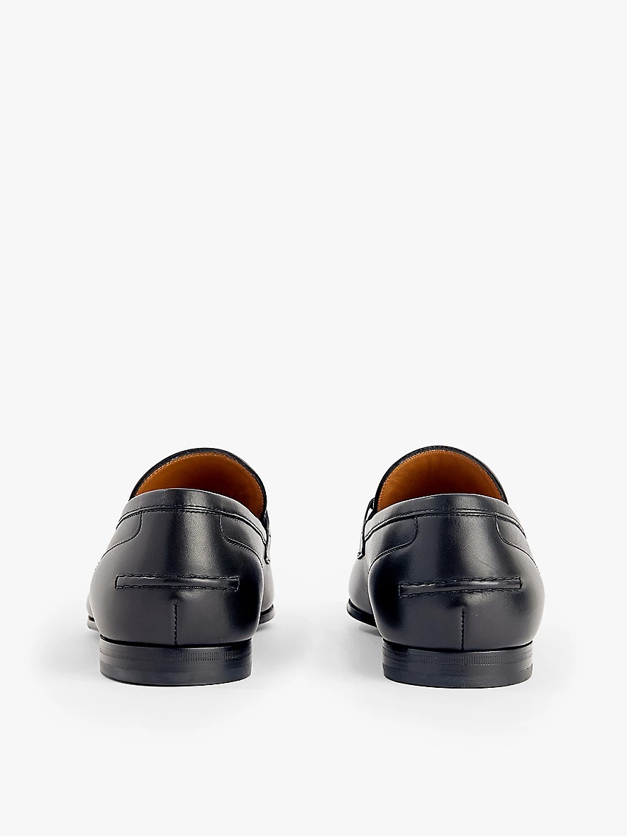 Jordaan horsebit-embellished leather loafers - 4