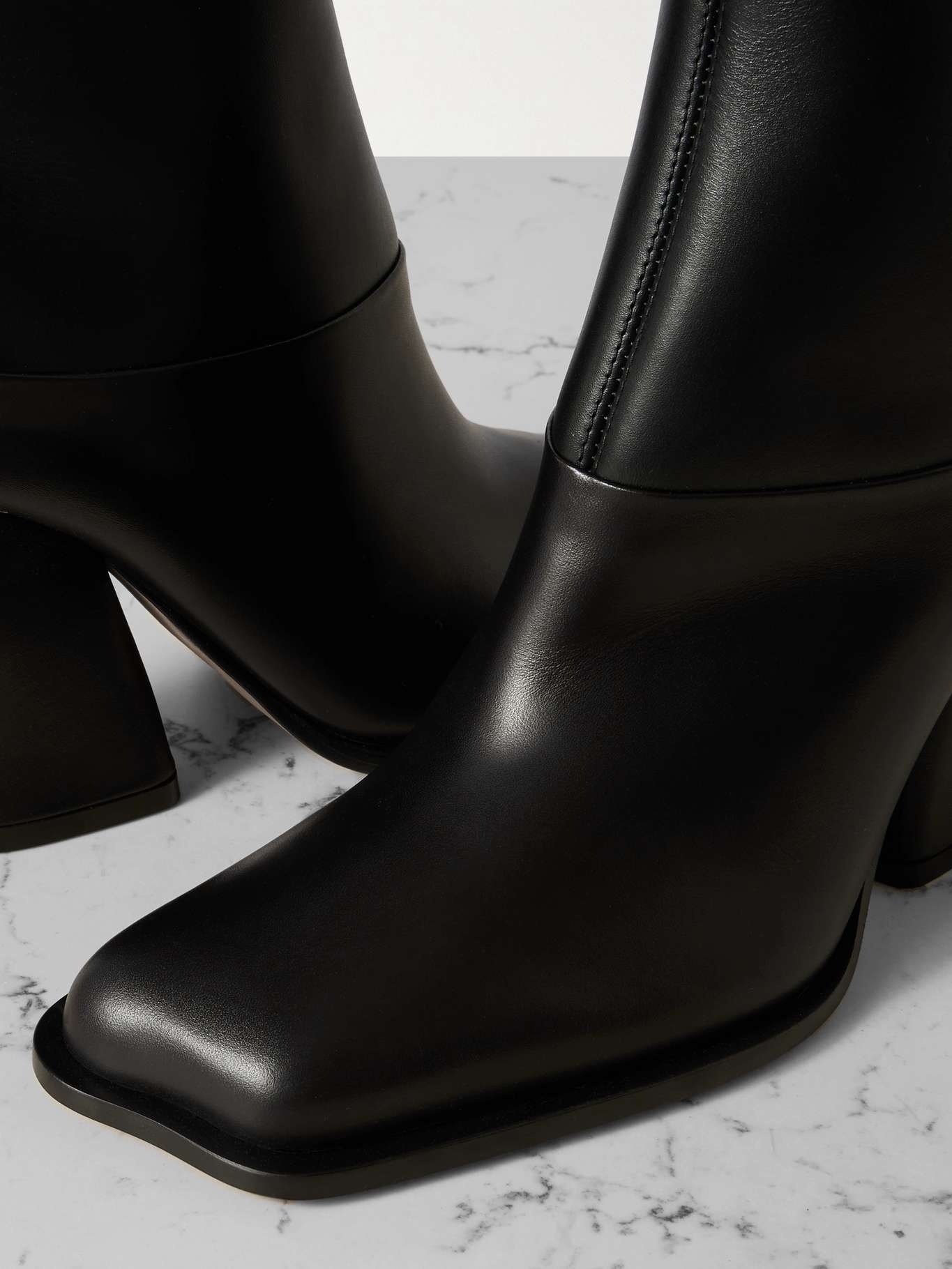 Onda two-tone leather ankle boots - 4