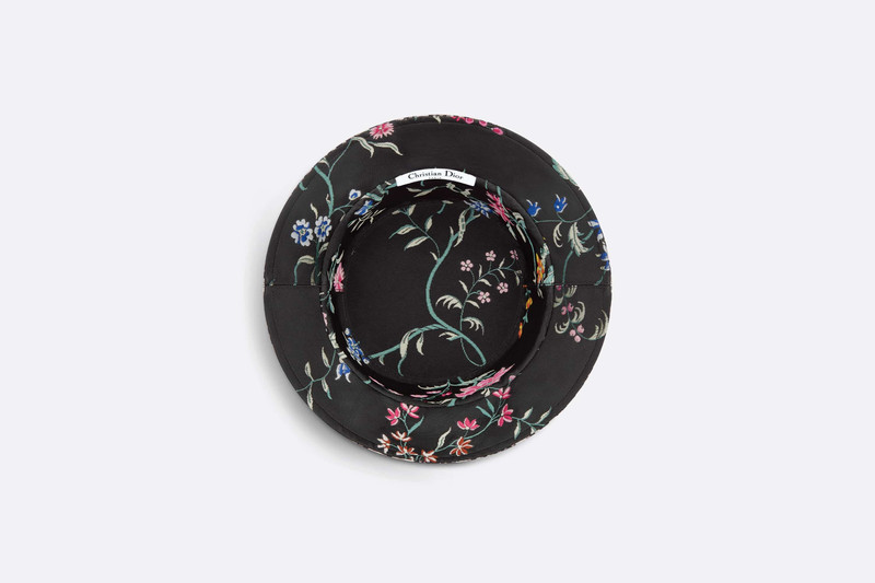 Teddy-D Dior Petites Fleurs Reversible Small Brim Bucket Hat 3